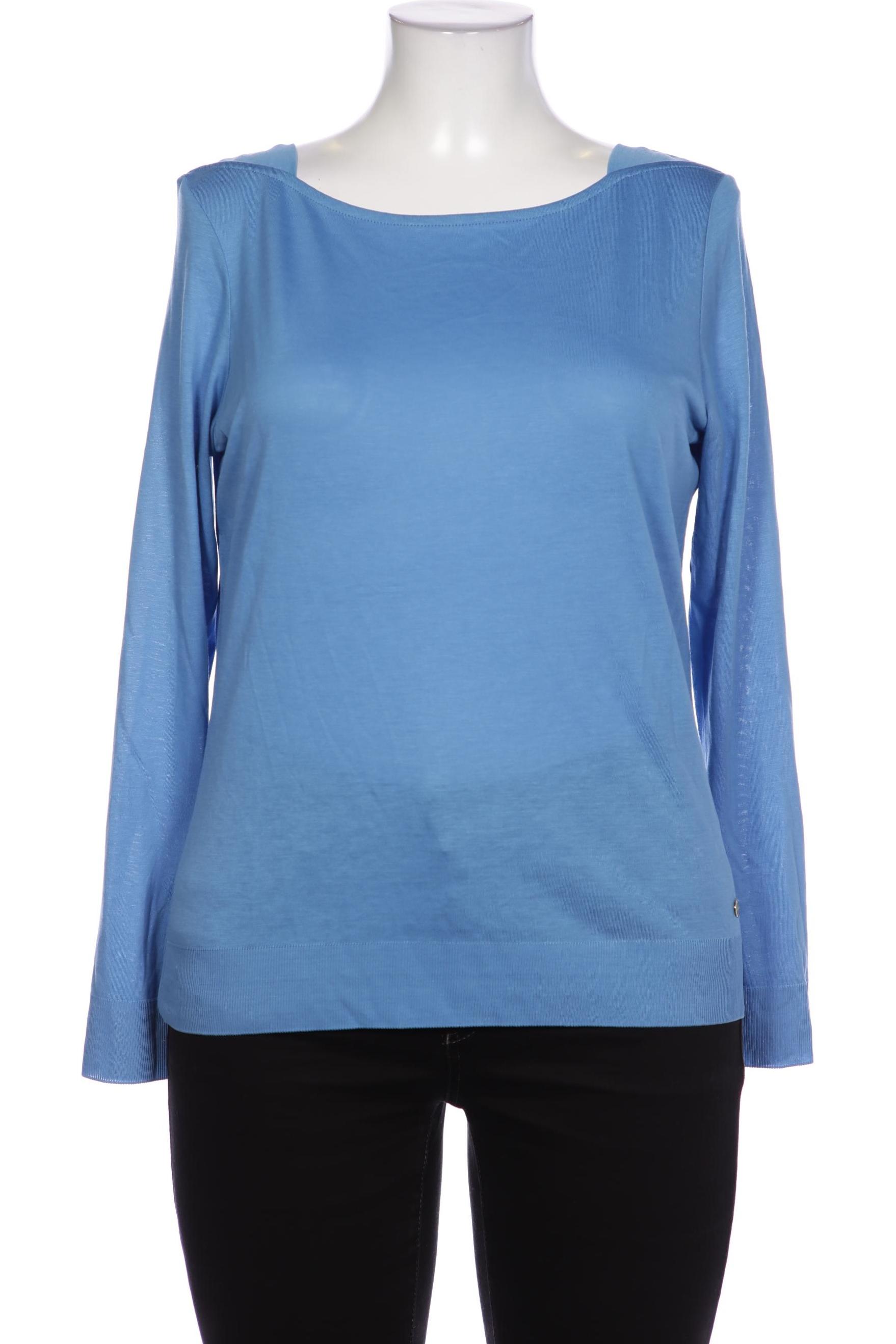 

windsor. Damen Langarmshirt, blau, Gr. 48