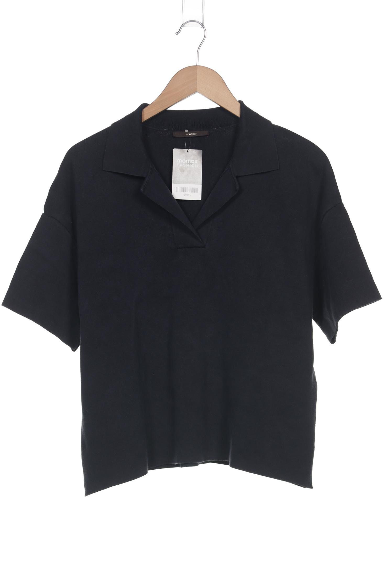 

windsor. Damen Poloshirt, marineblau, Gr. 42