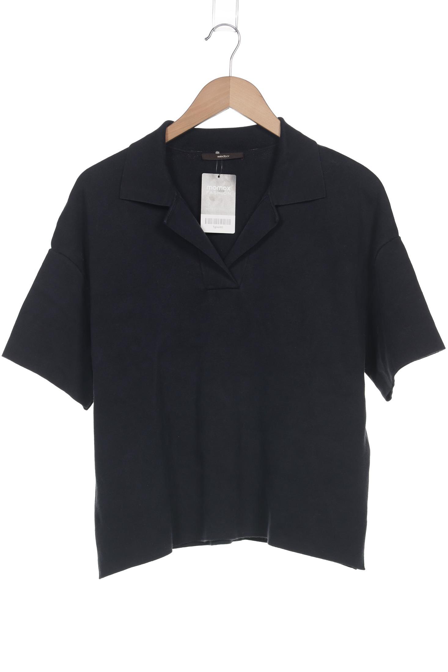 

windsor. Damen Poloshirt, marineblau, Gr. 42