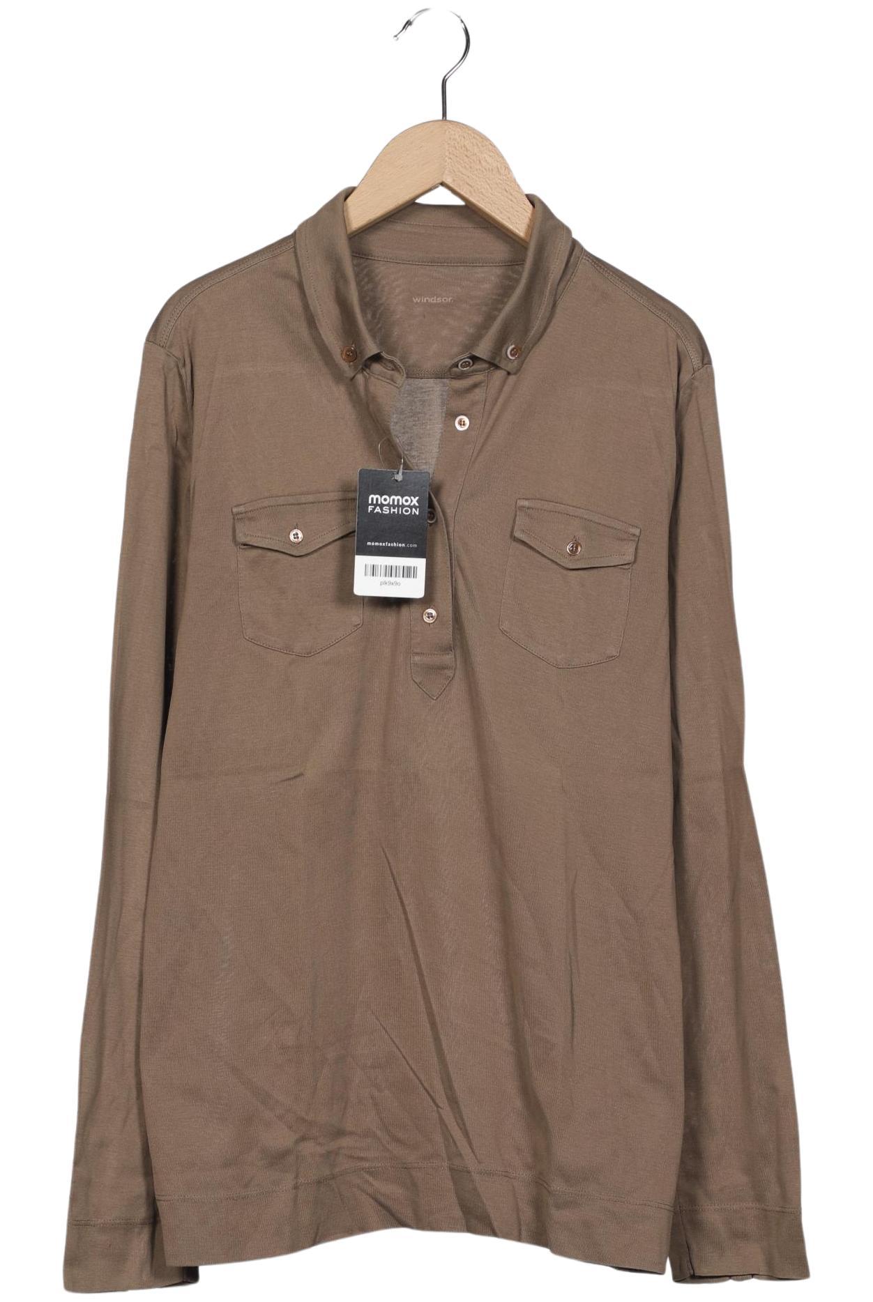 

windsor. Damen Poloshirt, braun, Gr. 44