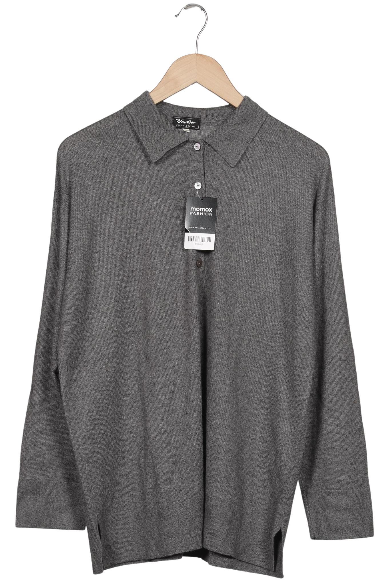 

windsor. Damen Poloshirt, grau, Gr. 42