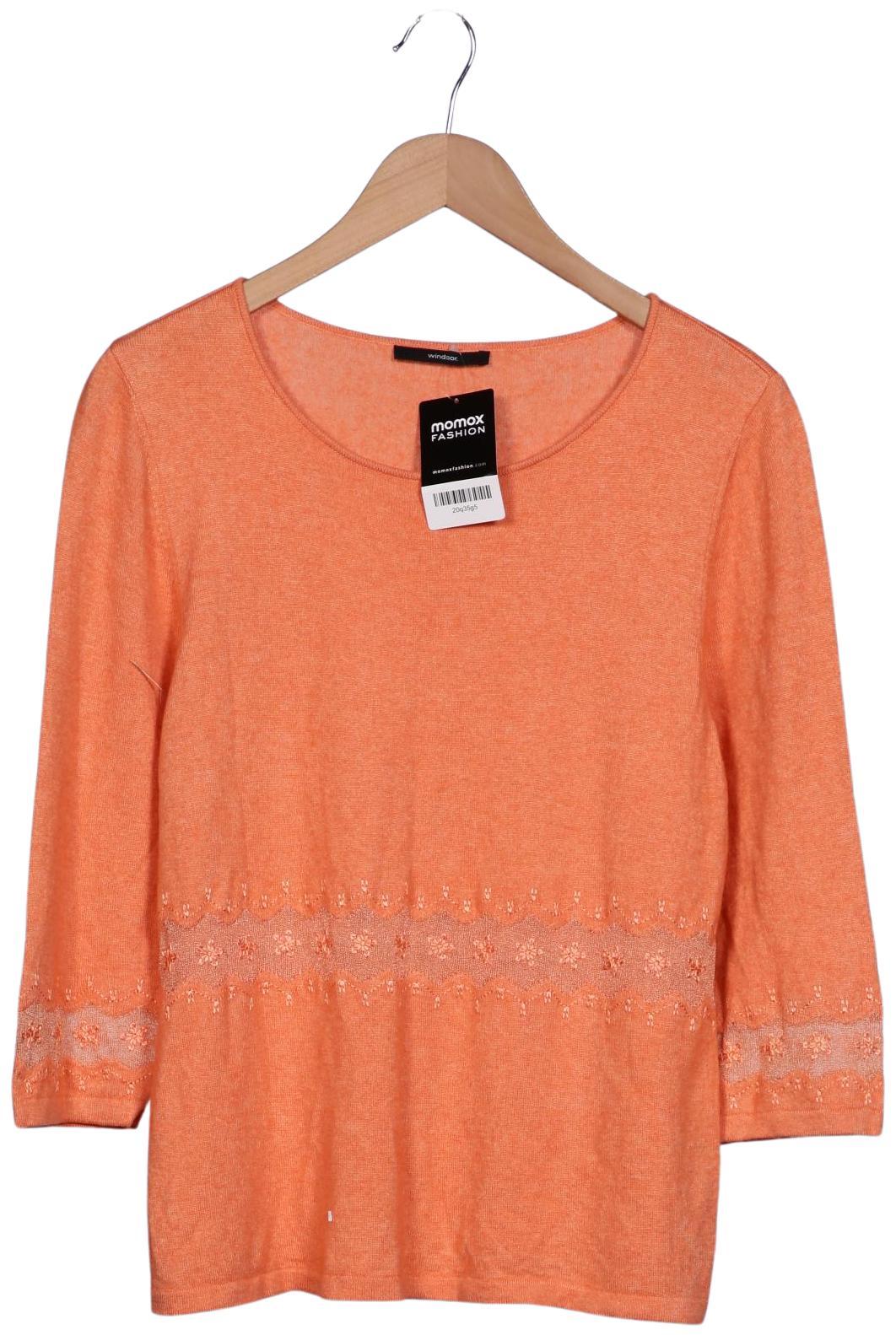 

windsor. Damen Pullover, orange, Gr. 38
