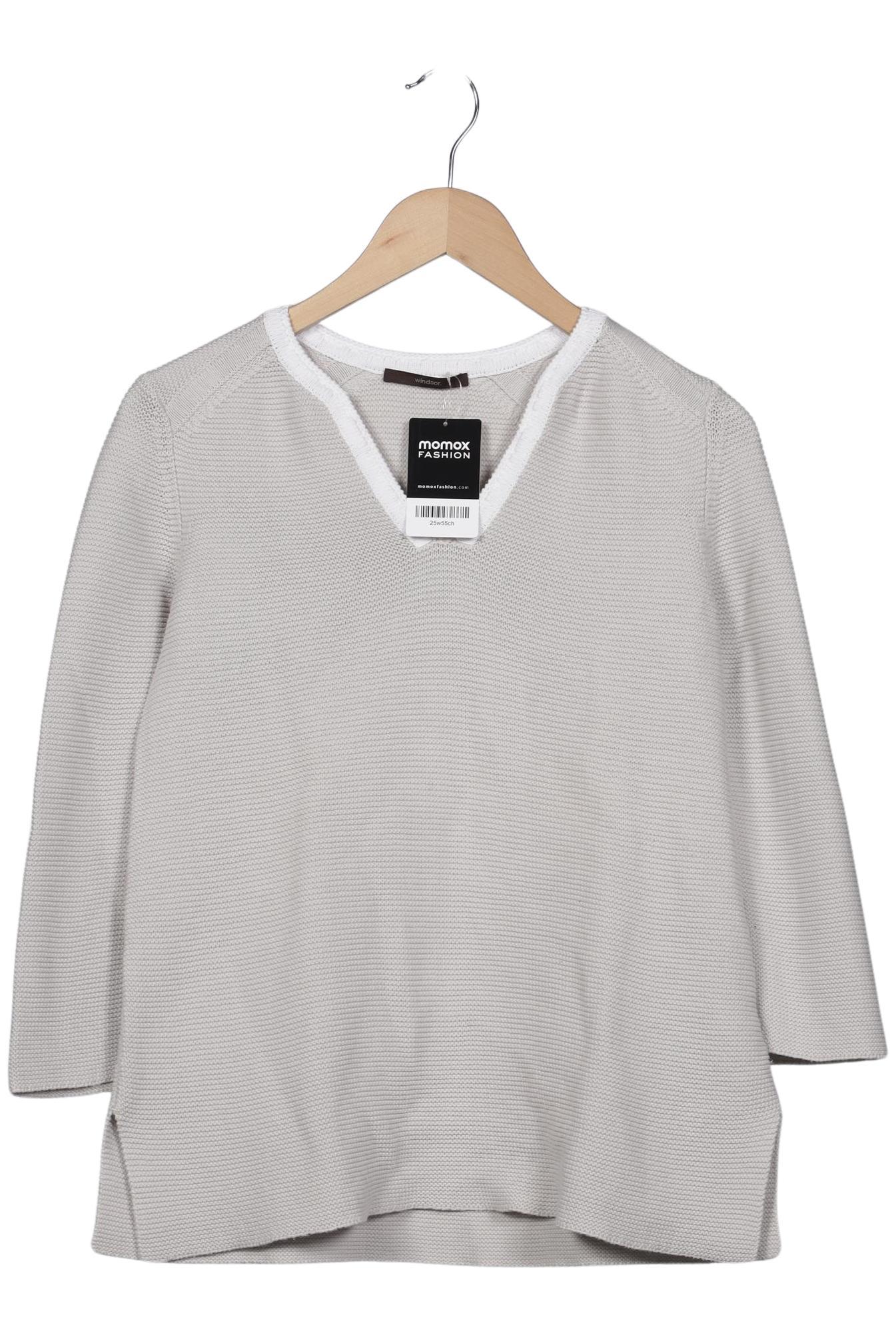 

windsor. Damen Pullover, grau, Gr. 34
