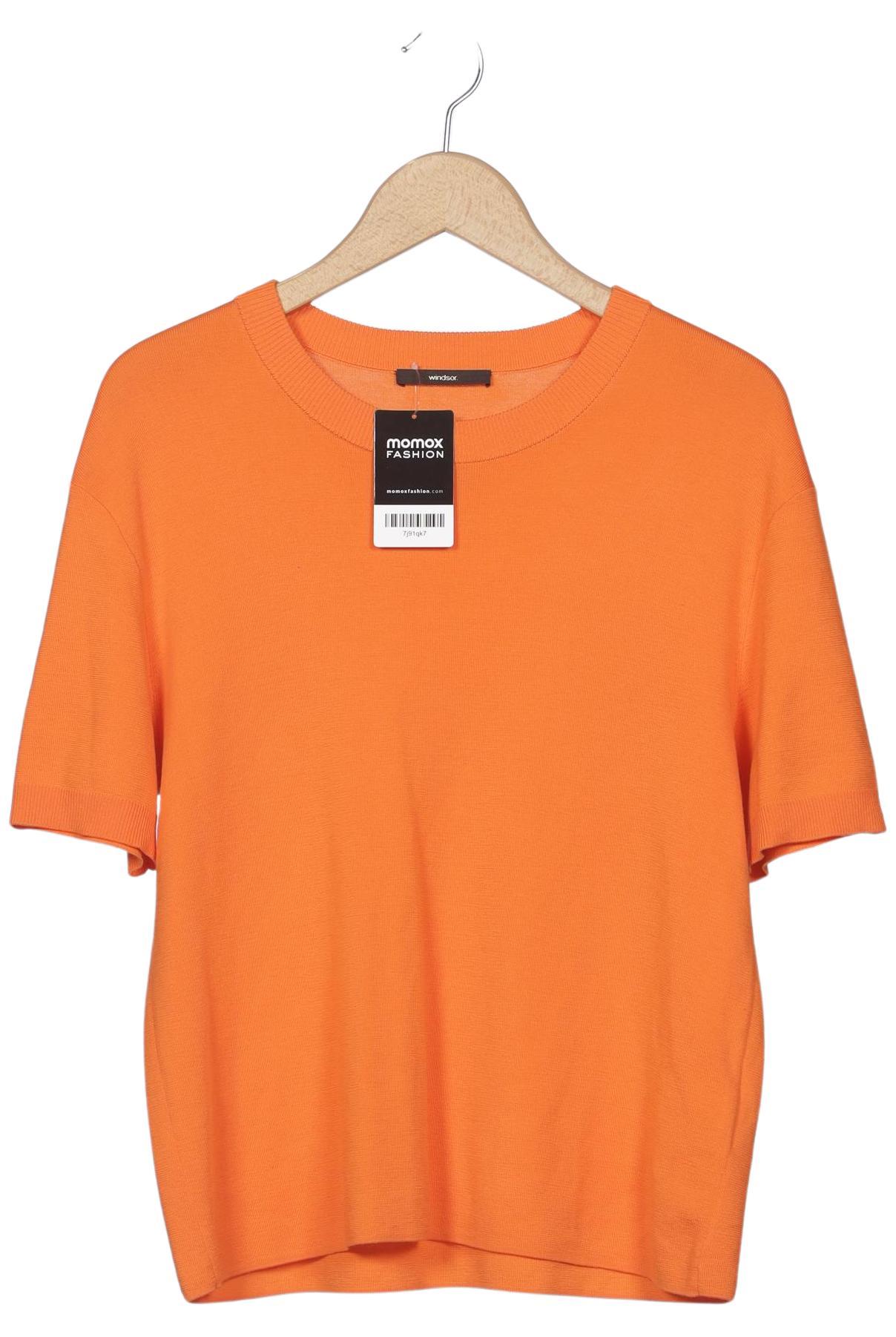 

windsor. Damen Pullover, orange, Gr. 40