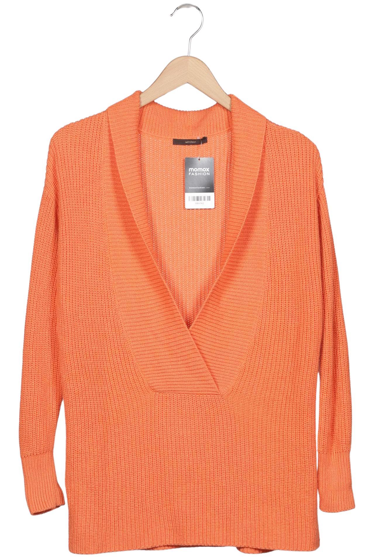

windsor. Damen Pullover, orange, Gr. 32