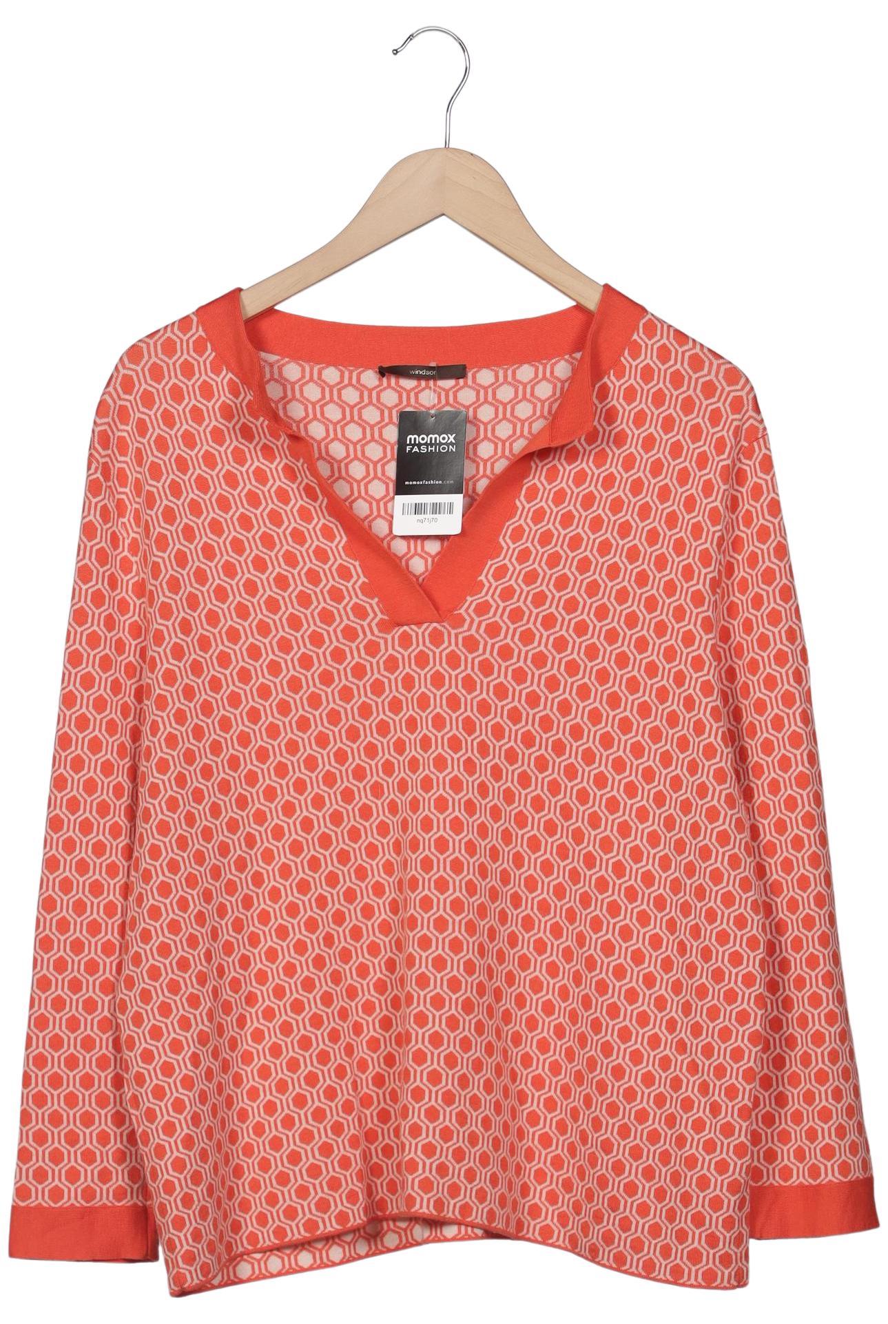 

windsor. Damen Pullover, orange, Gr. 46