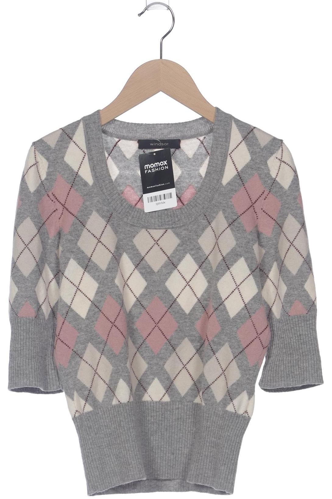 

windsor. Damen Pullover, grau, Gr. 34