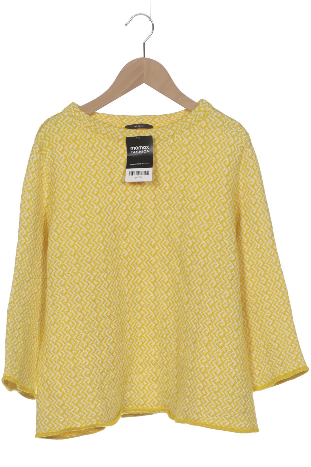 

windsor. Damen Pullover, gelb, Gr. 52