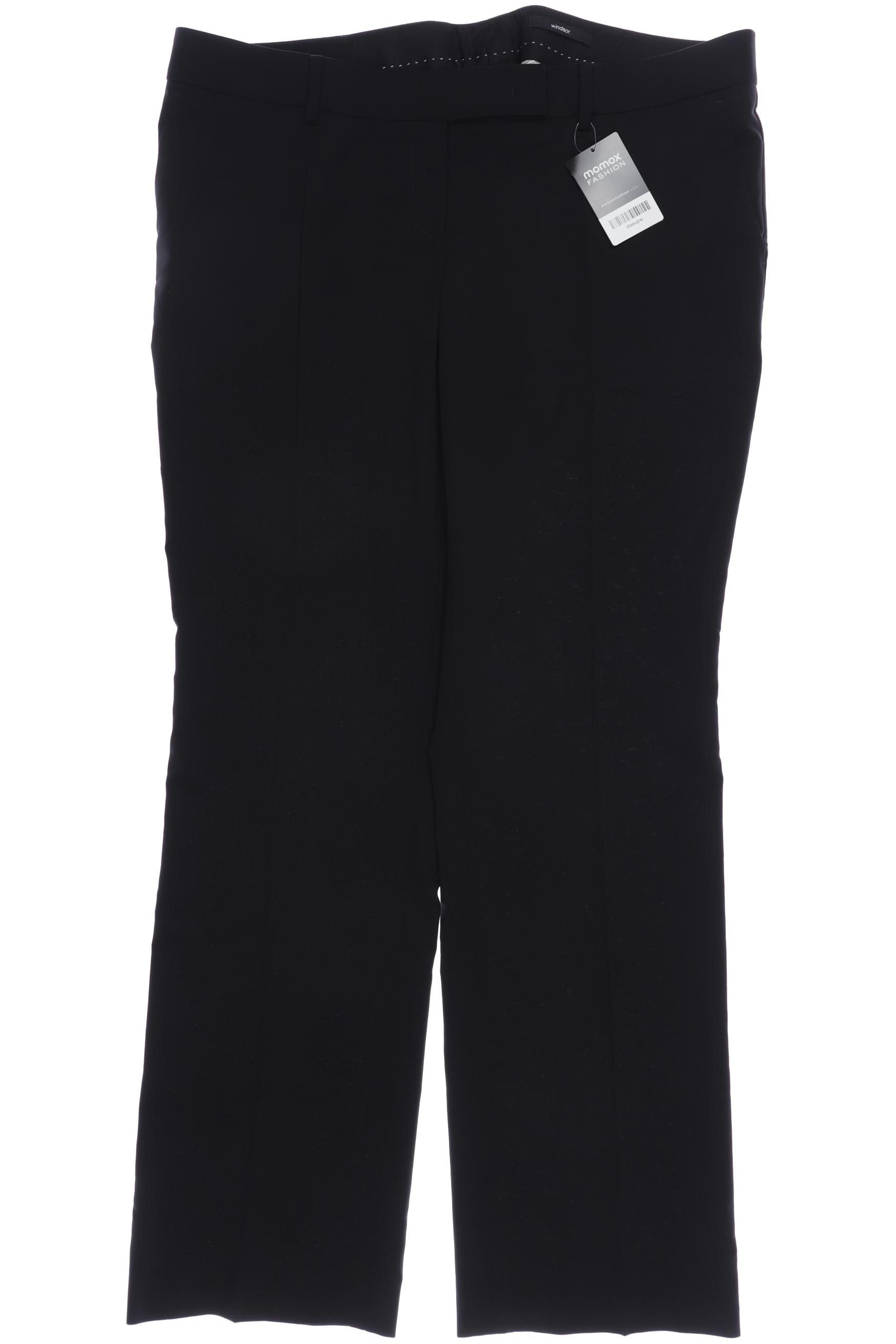 

windsor. Damen Stoffhose, schwarz, Gr. 46