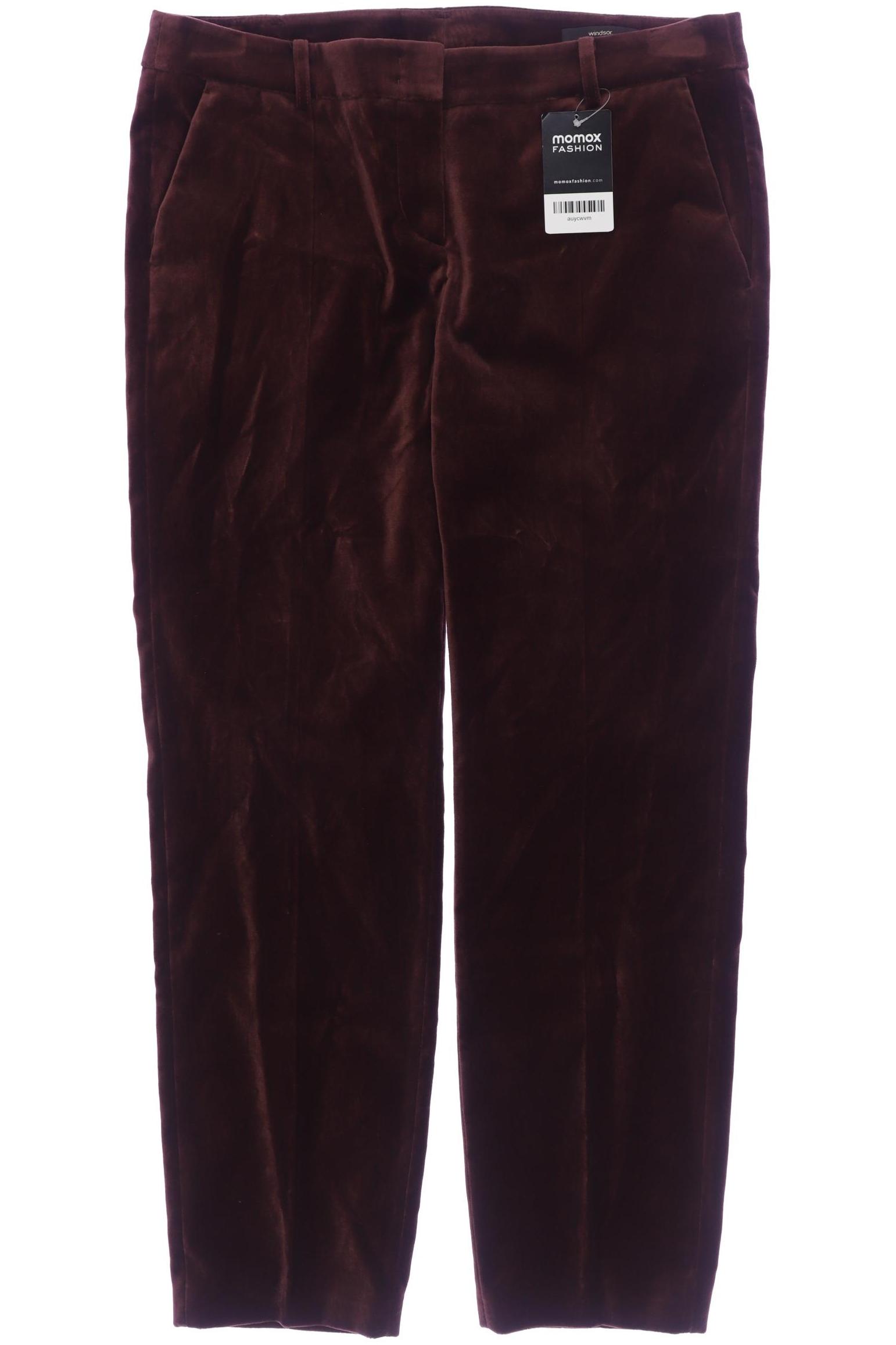 

windsor. Damen Stoffhose, bordeaux, Gr. 40