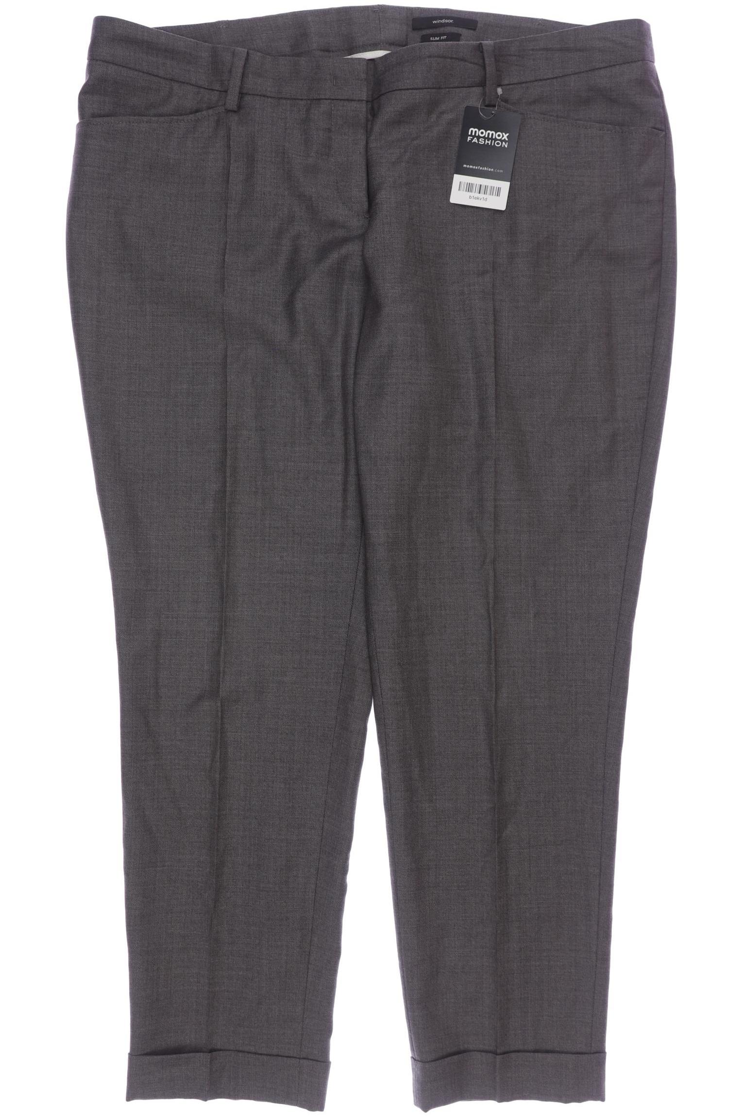 

windsor. Damen Stoffhose, grau, Gr. 46