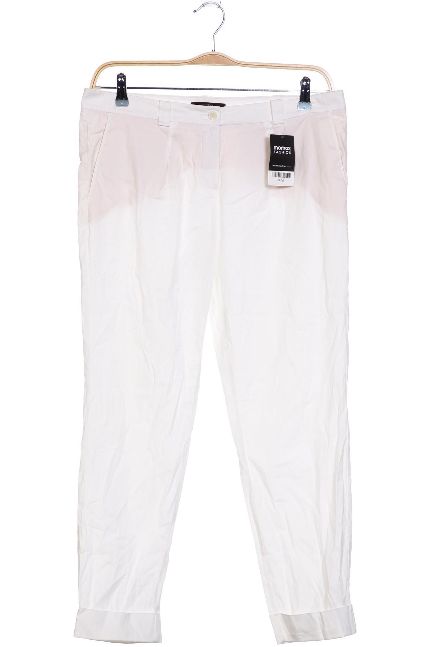 

windsor. Damen Stoffhose, weiß, Gr. 34