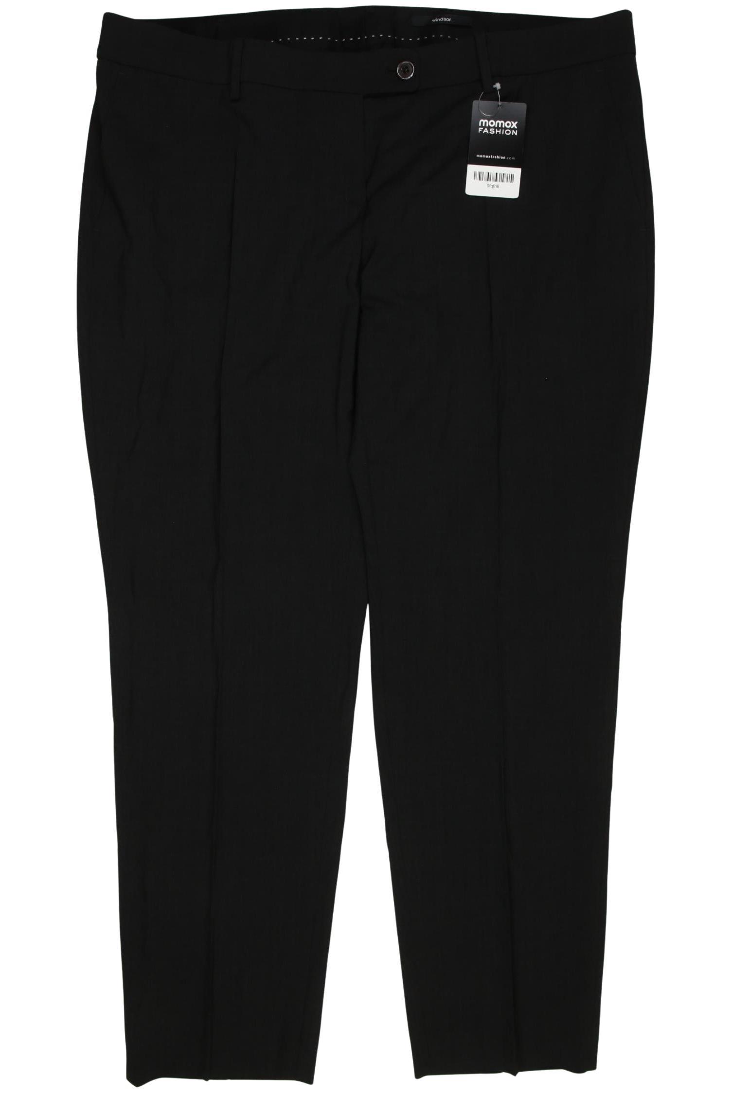 

windsor. Damen Stoffhose, schwarz, Gr. 46