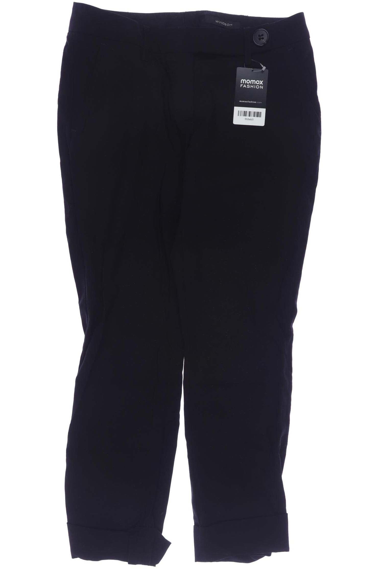 

windsor. Damen Stoffhose, schwarz, Gr. 34