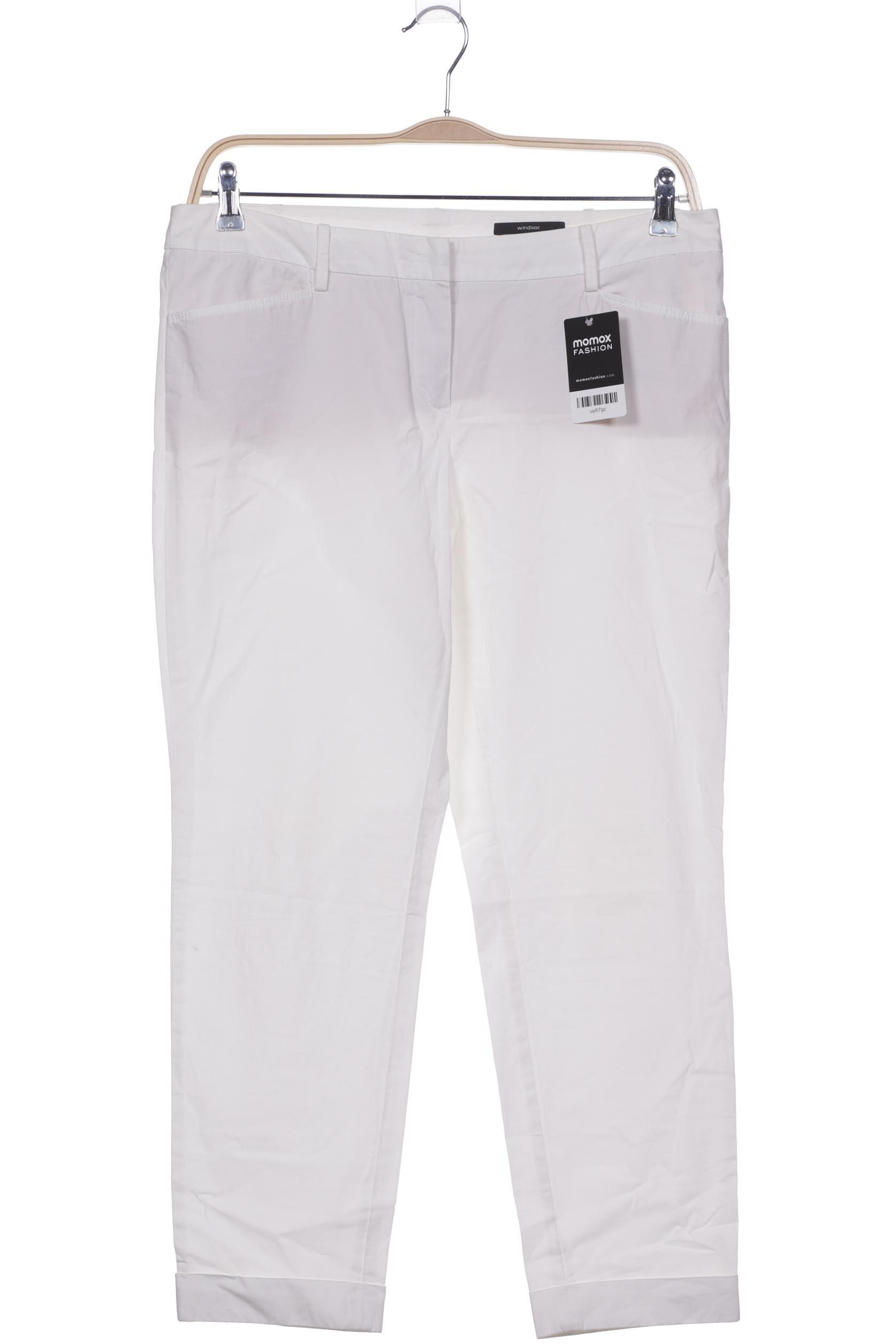 

windsor. Damen Stoffhose, weiß, Gr. 42