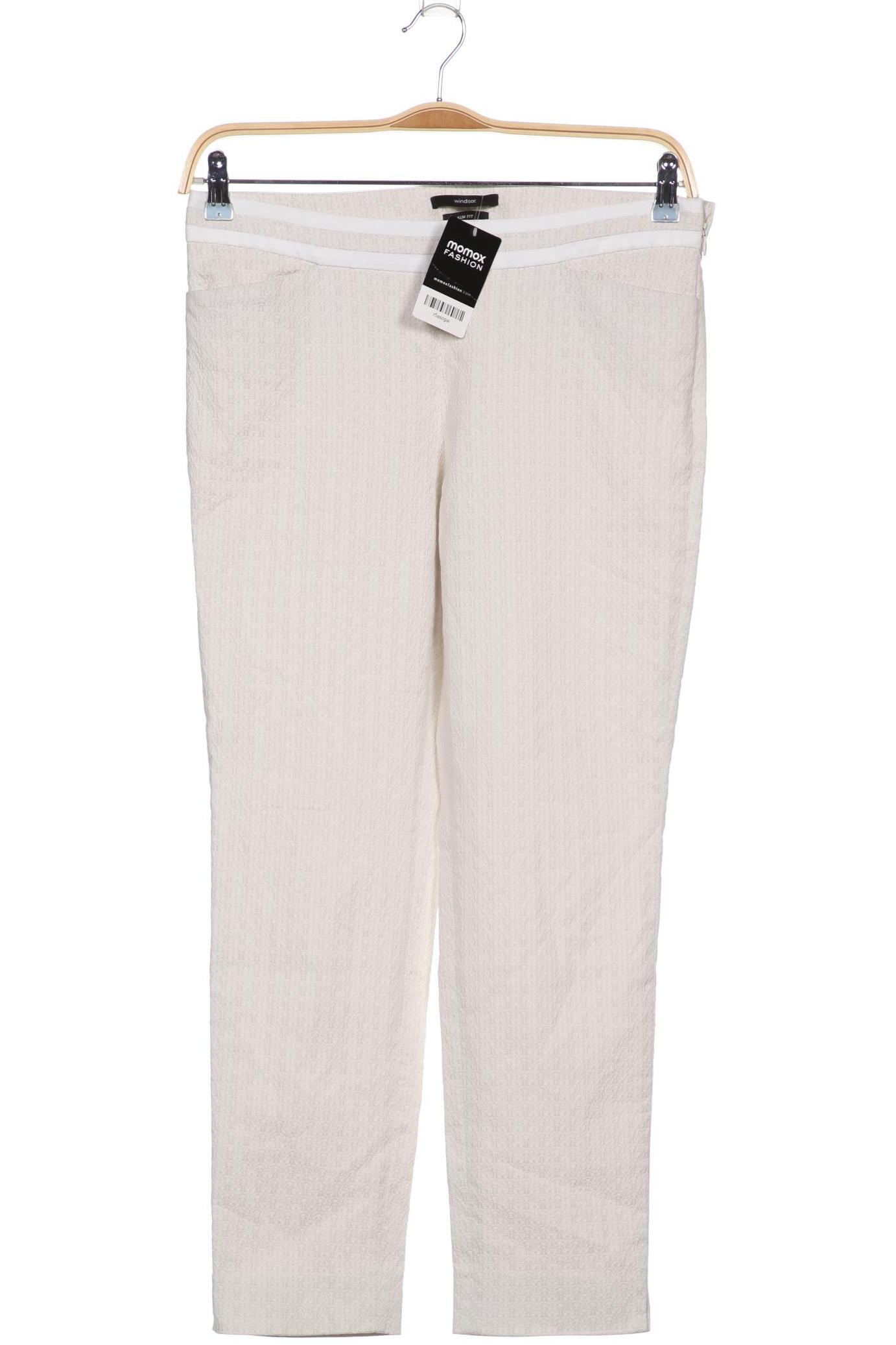 

windsor. Damen Stoffhose, weiß