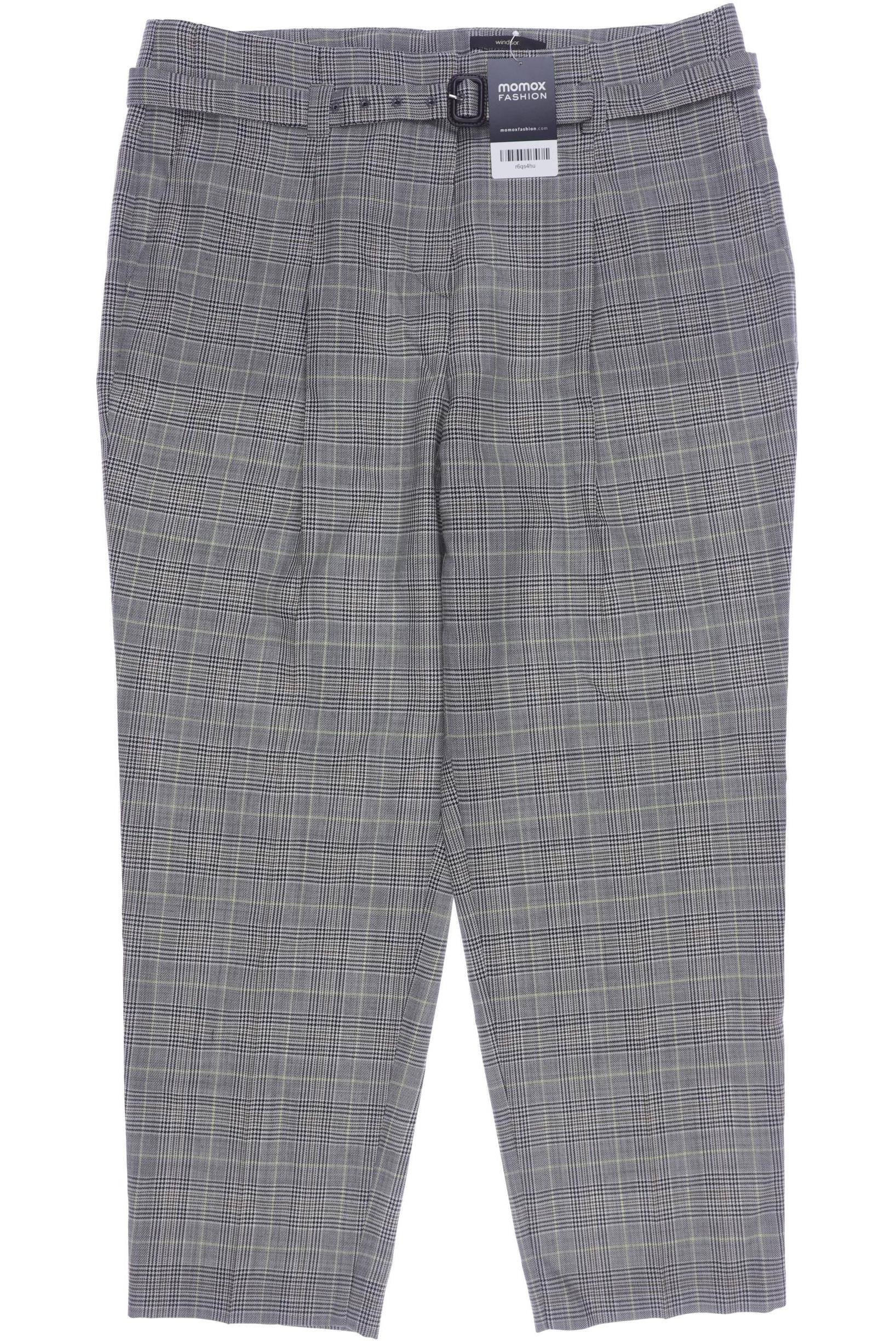 

windsor. Damen Stoffhose, grau, Gr. 50