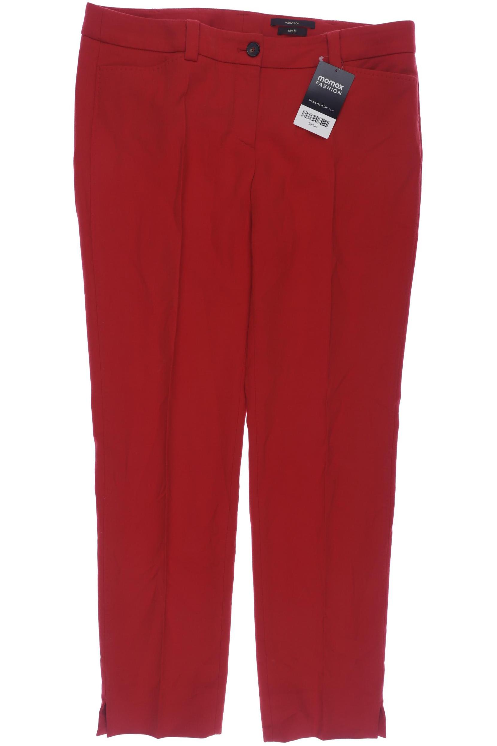 

windsor. Damen Stoffhose, rot, Gr. 40