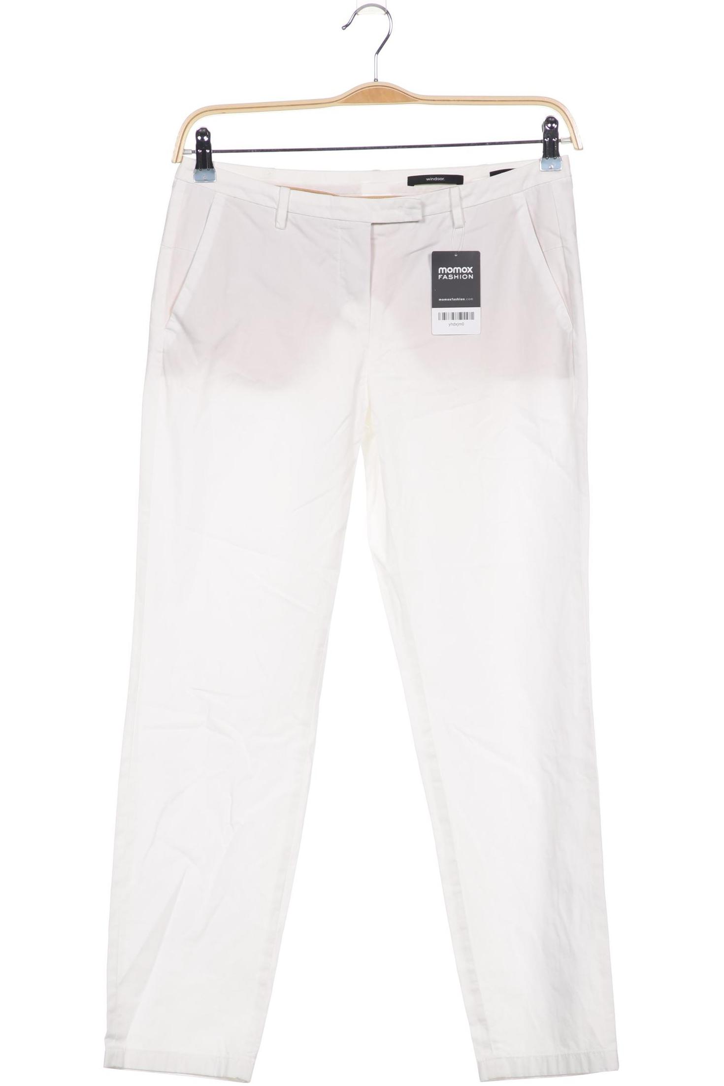 

windsor. Damen Stoffhose, weiß, Gr. 36