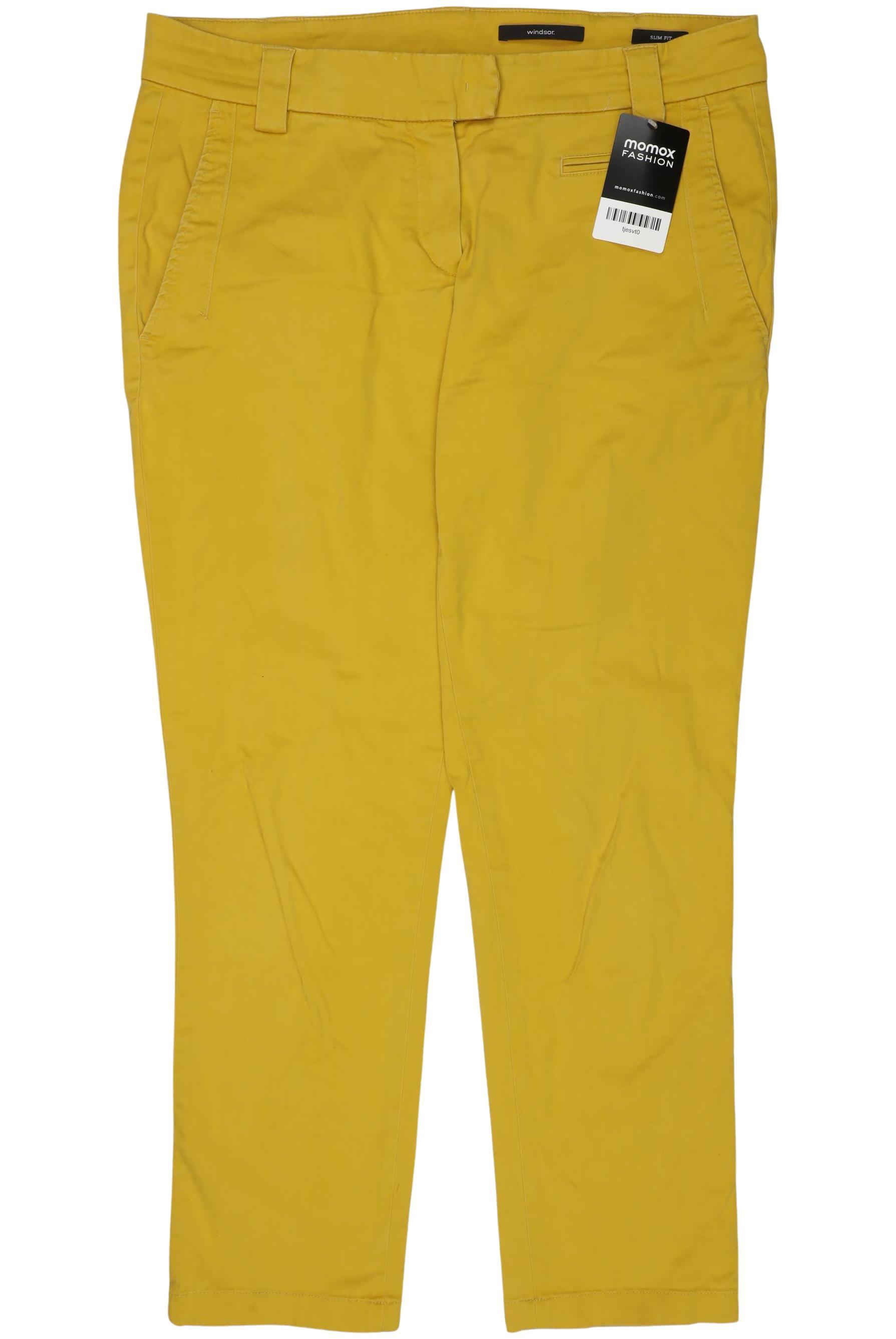

windsor. Damen Stoffhose, gelb, Gr. 38