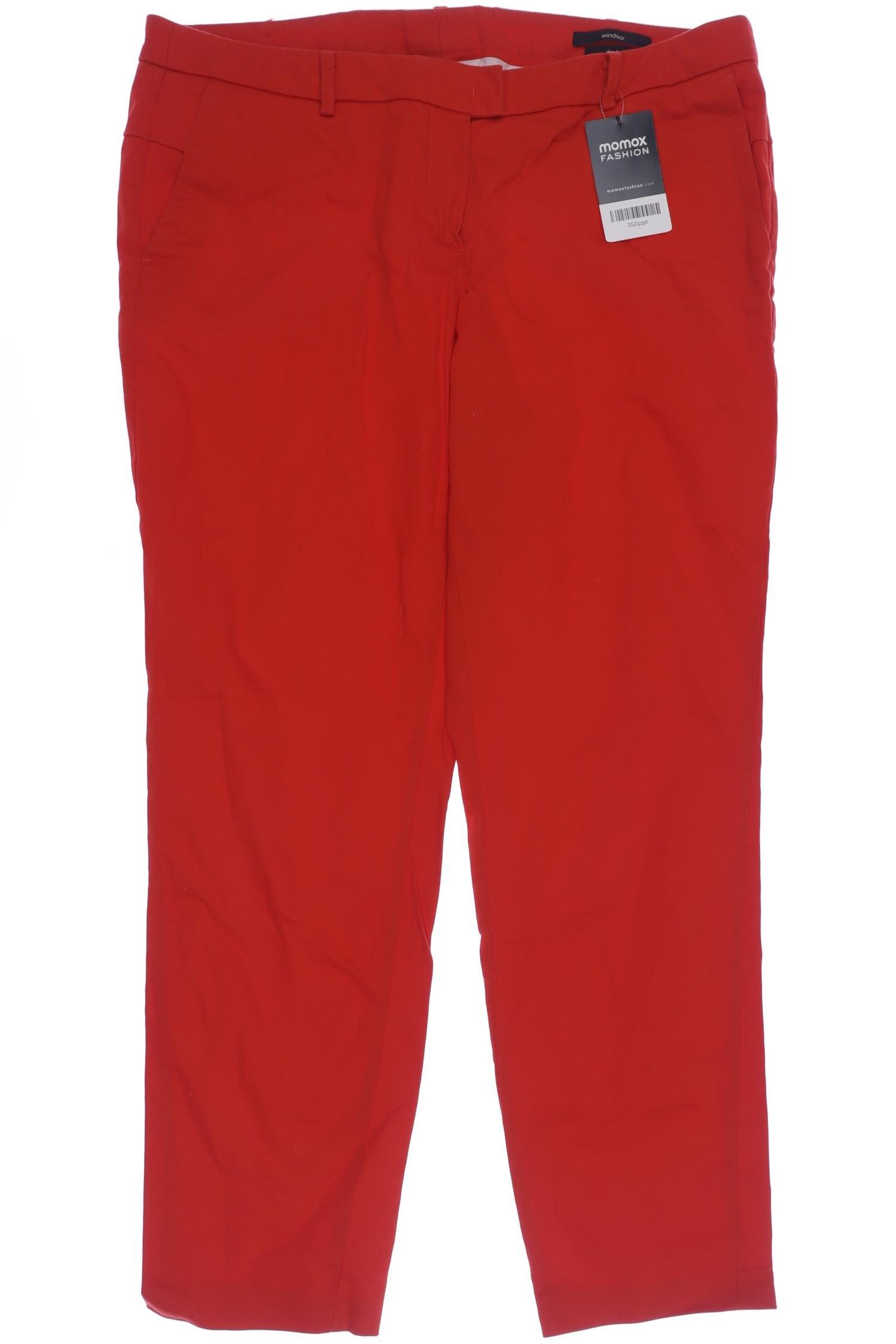 

windsor. Damen Stoffhose, rot, Gr. 42