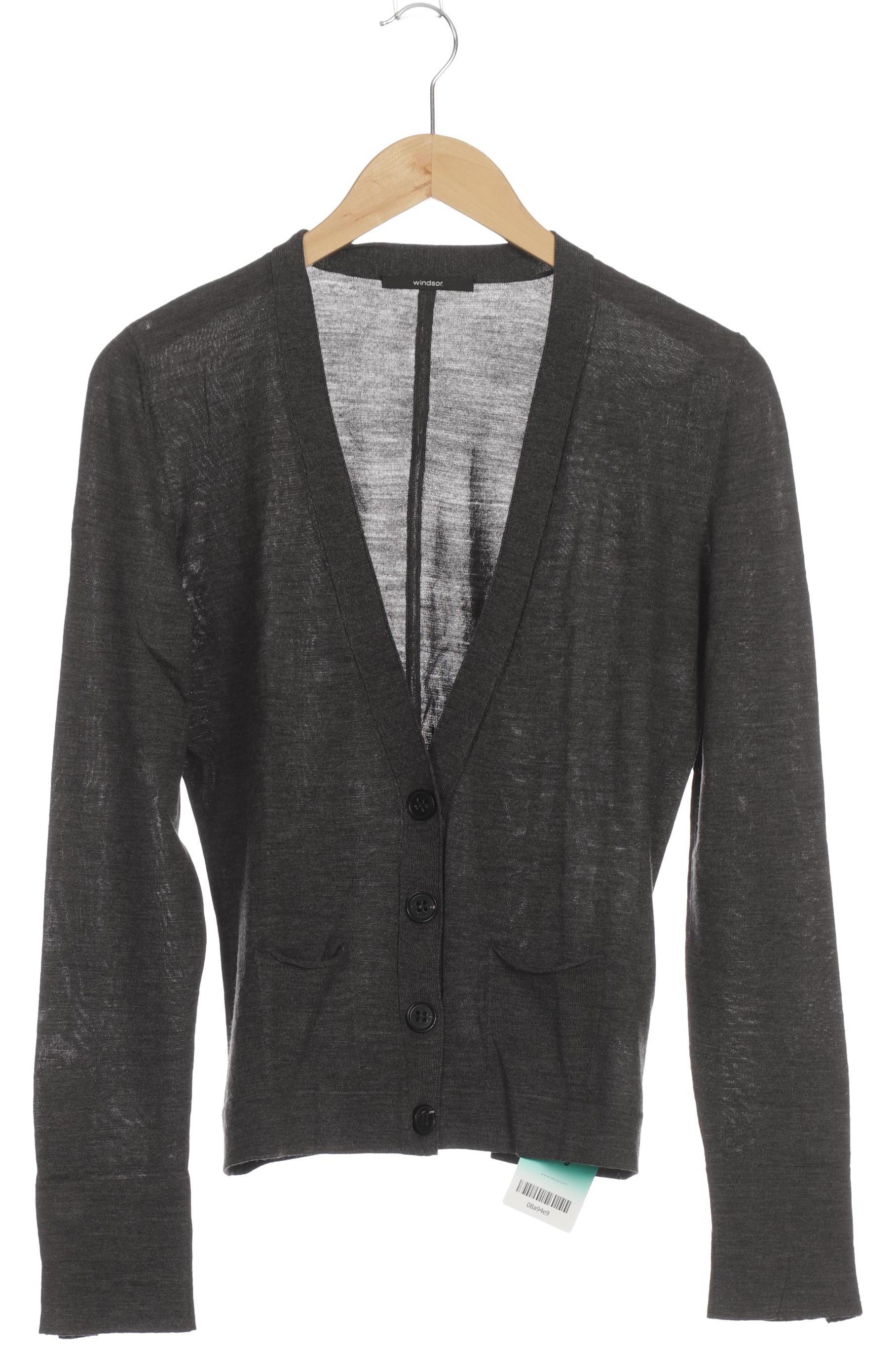 

windsor. Damen Strickjacke, grau, Gr. 38