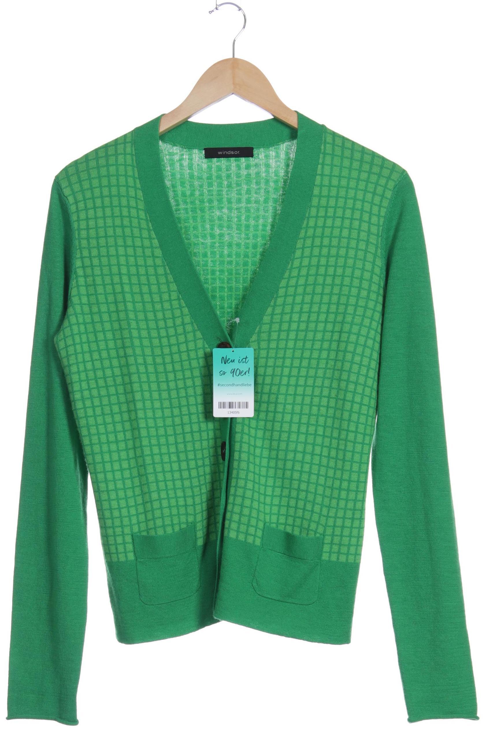 

windsor. Damen Strickjacke, grün, Gr. 42