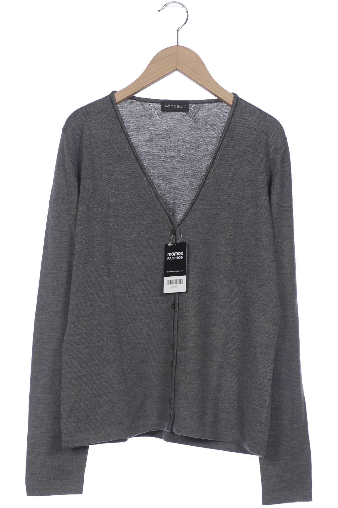 

windsor. Damen Strickjacke, grau, Gr. 40