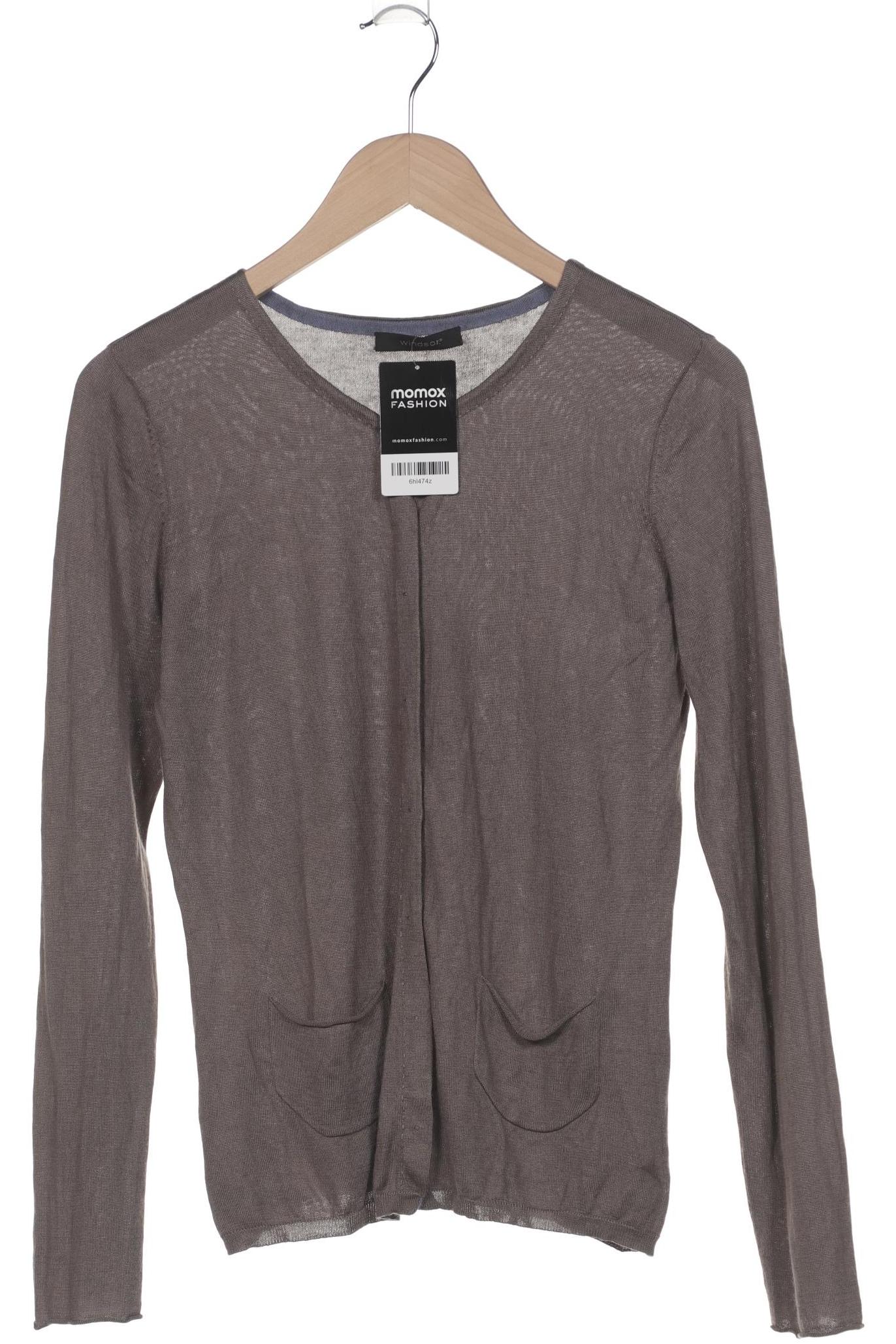 

windsor. Damen Strickjacke, grau, Gr. 42