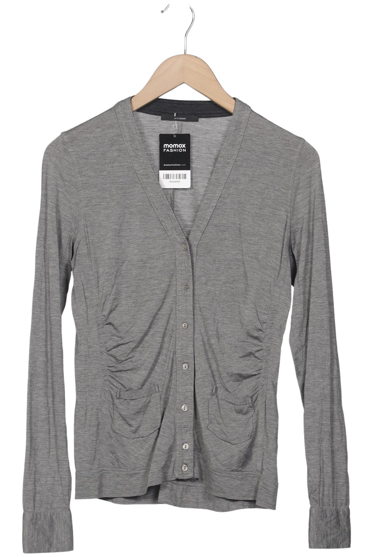 

windsor. Damen Strickjacke, grau, Gr. 40