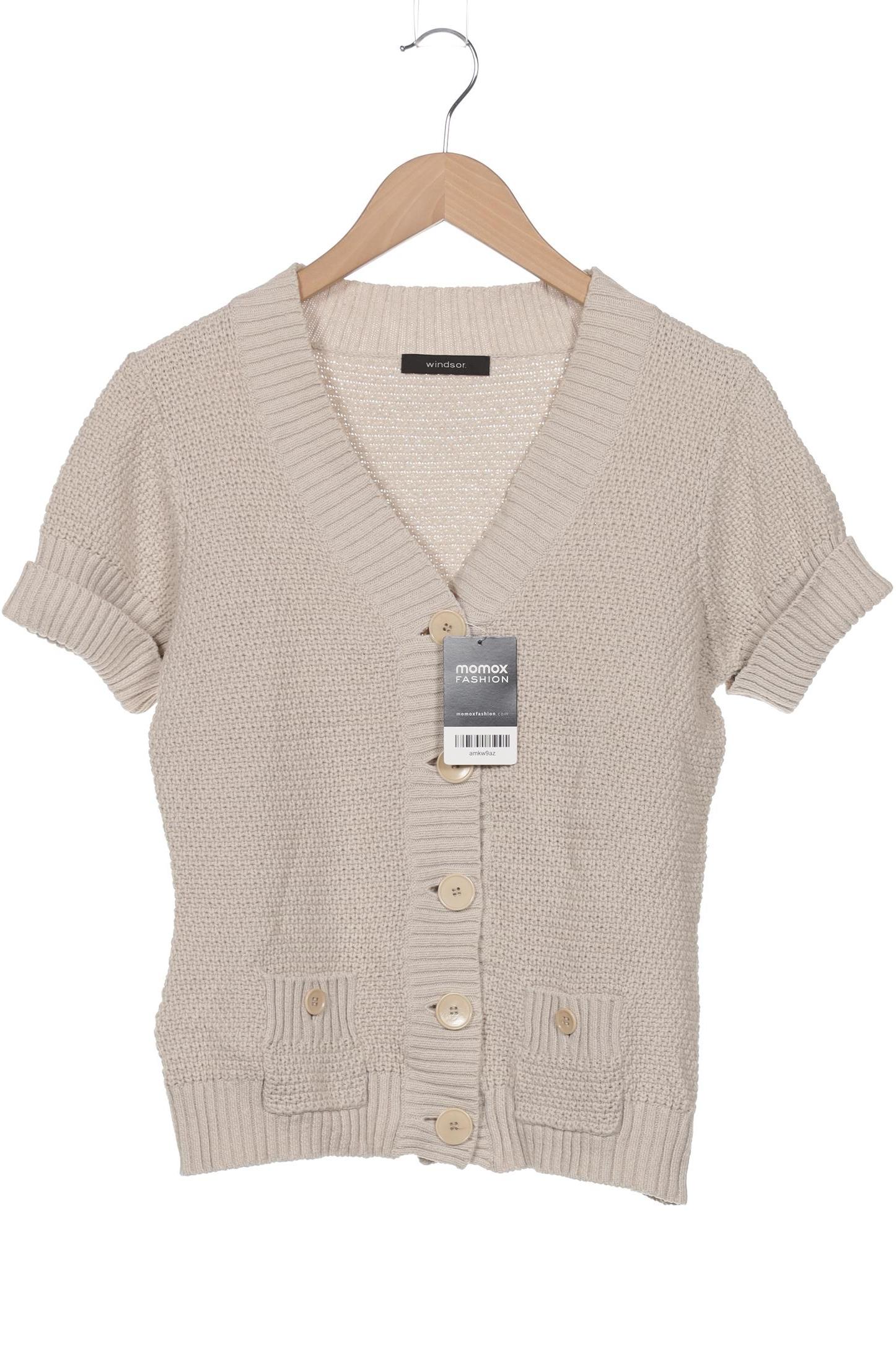

windsor. Damen Strickjacke, cremeweiß, Gr. 38