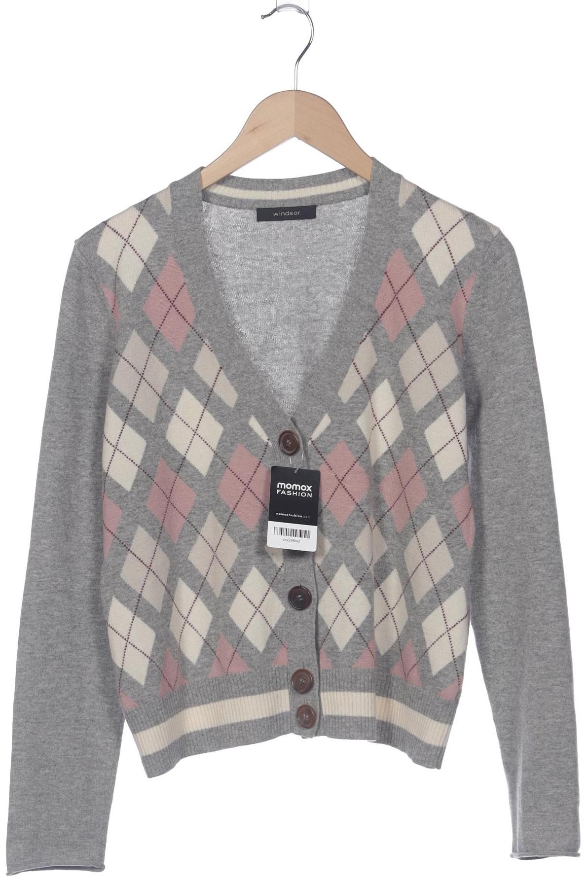 

windsor. Damen Strickjacke, grau, Gr. 42