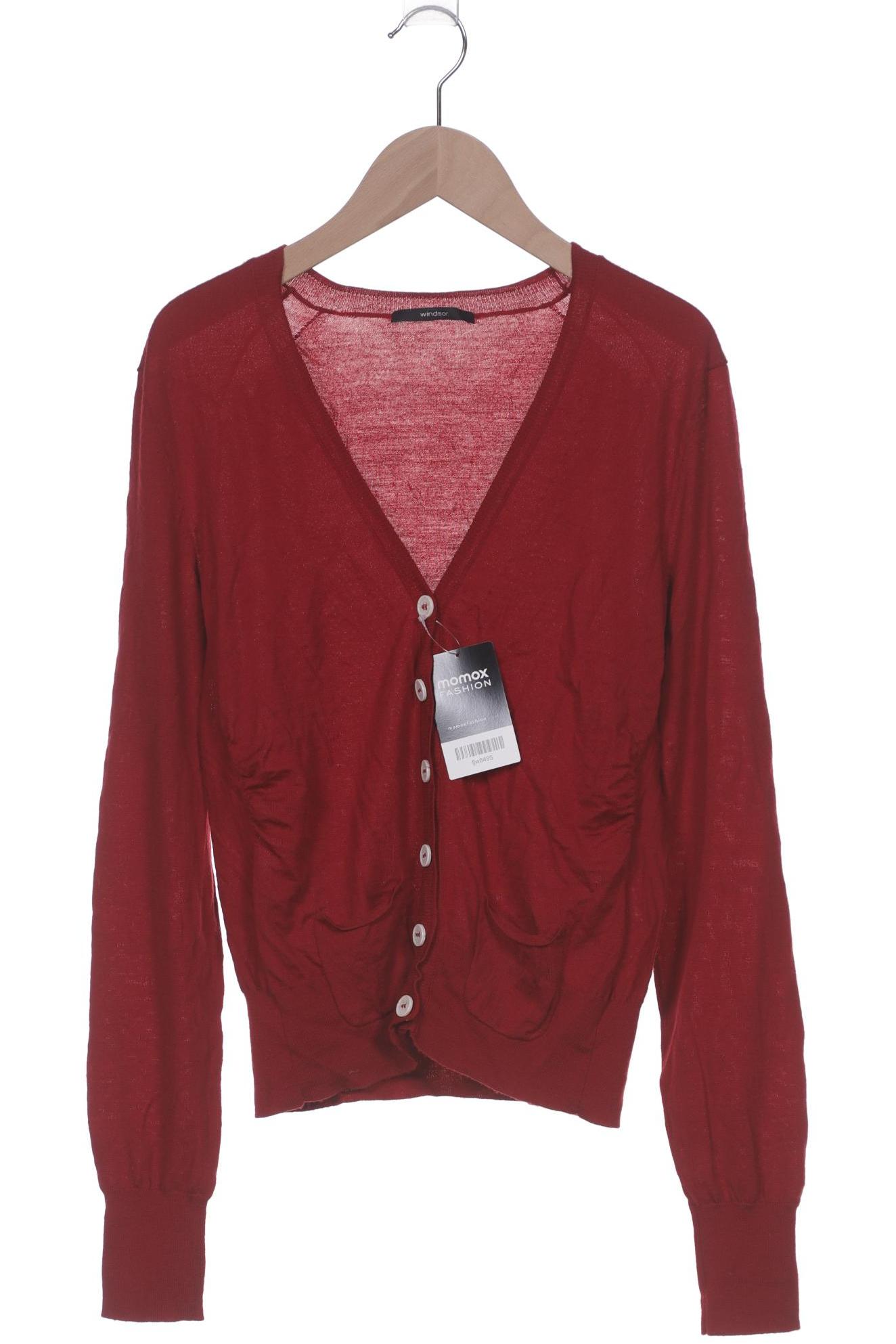 

windsor. Damen Strickjacke, rot, Gr. 42