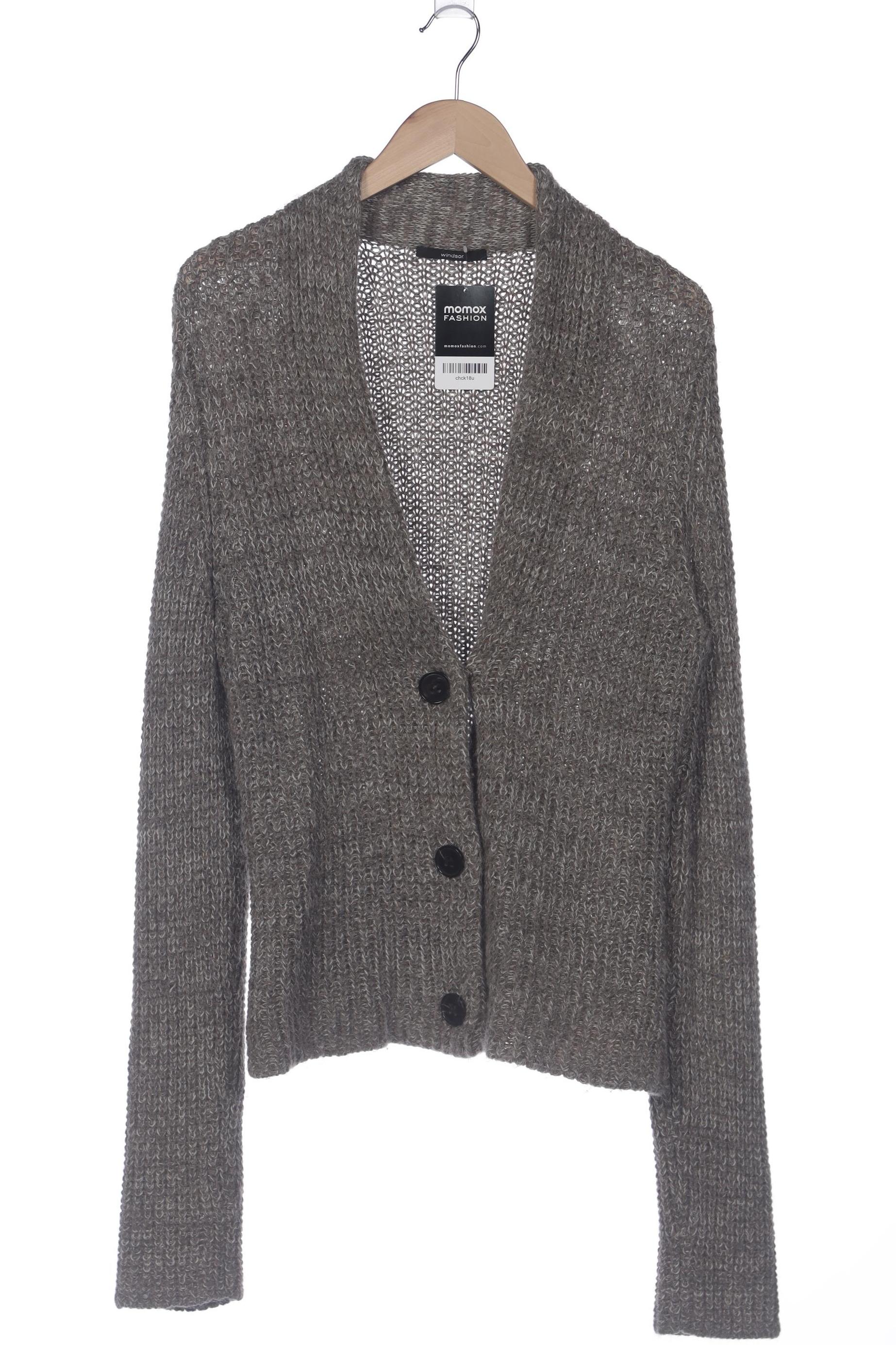 

windsor. Damen Strickjacke, grau, Gr. 40