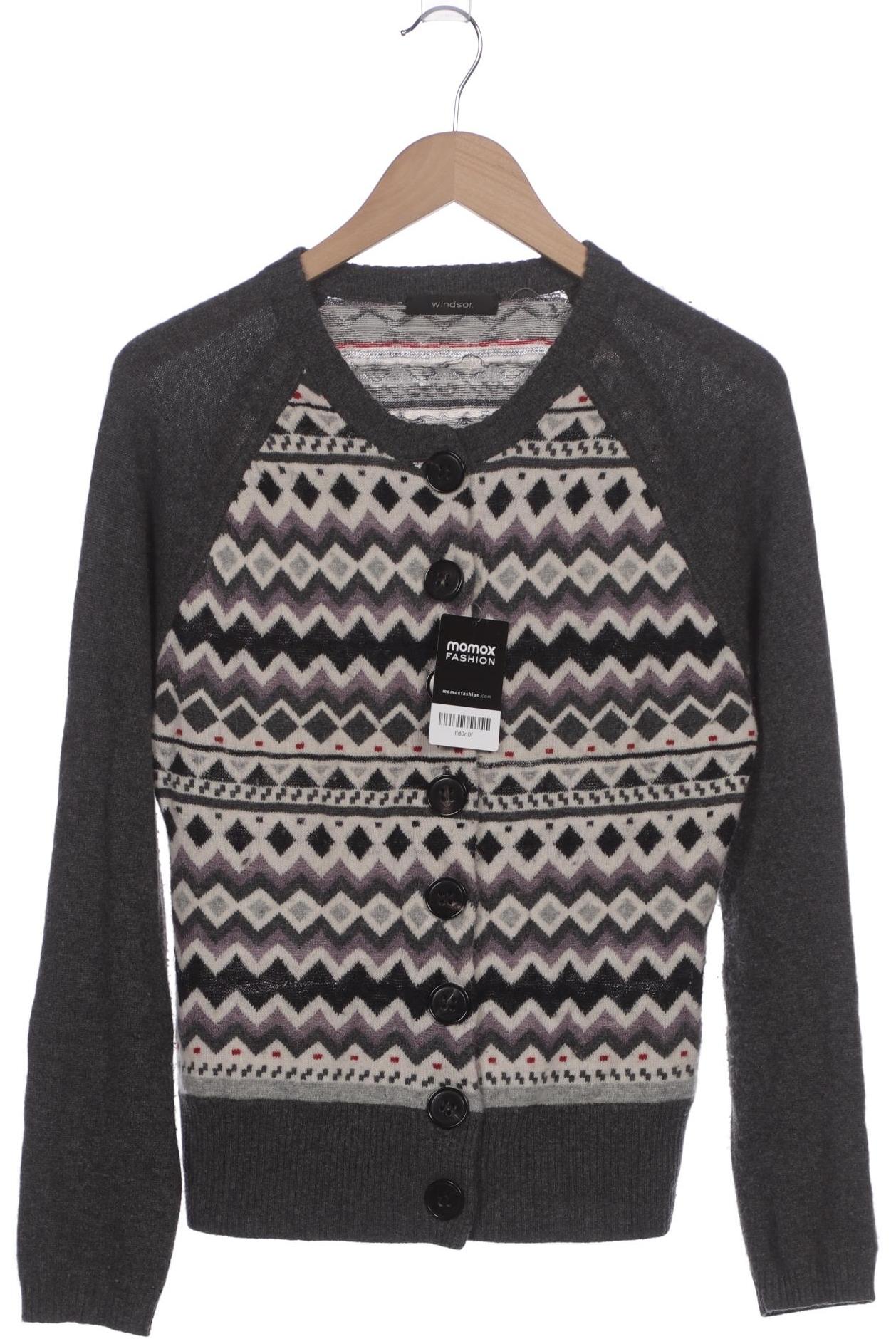 

windsor. Damen Strickjacke, grau, Gr. 42
