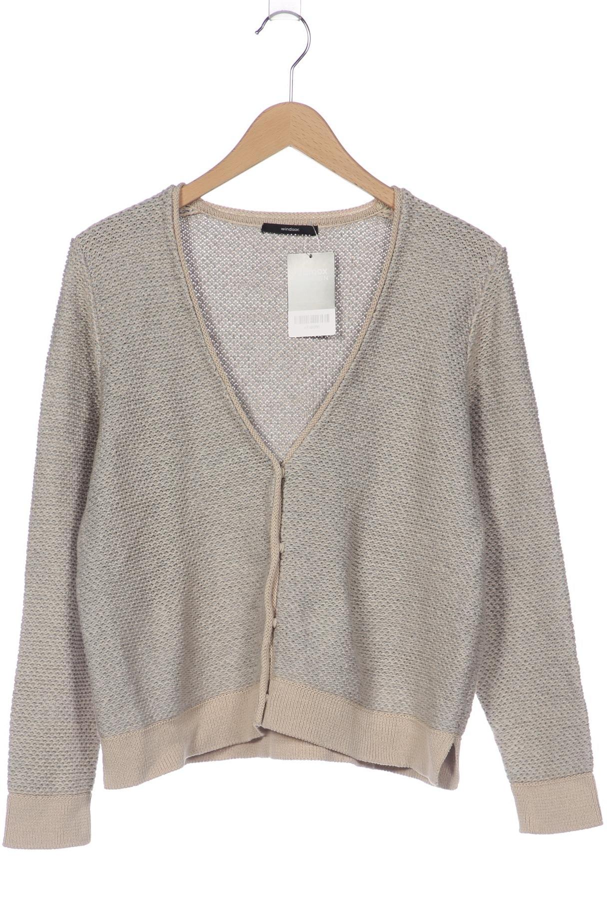 

windsor. Damen Strickjacke, grau, Gr. 38