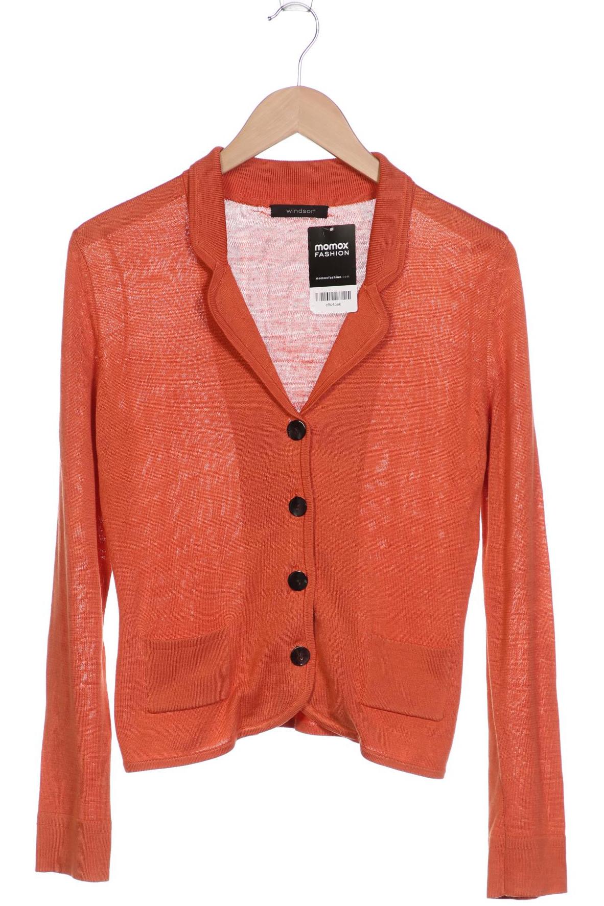 

windsor. Damen Strickjacke, orange, Gr. 38