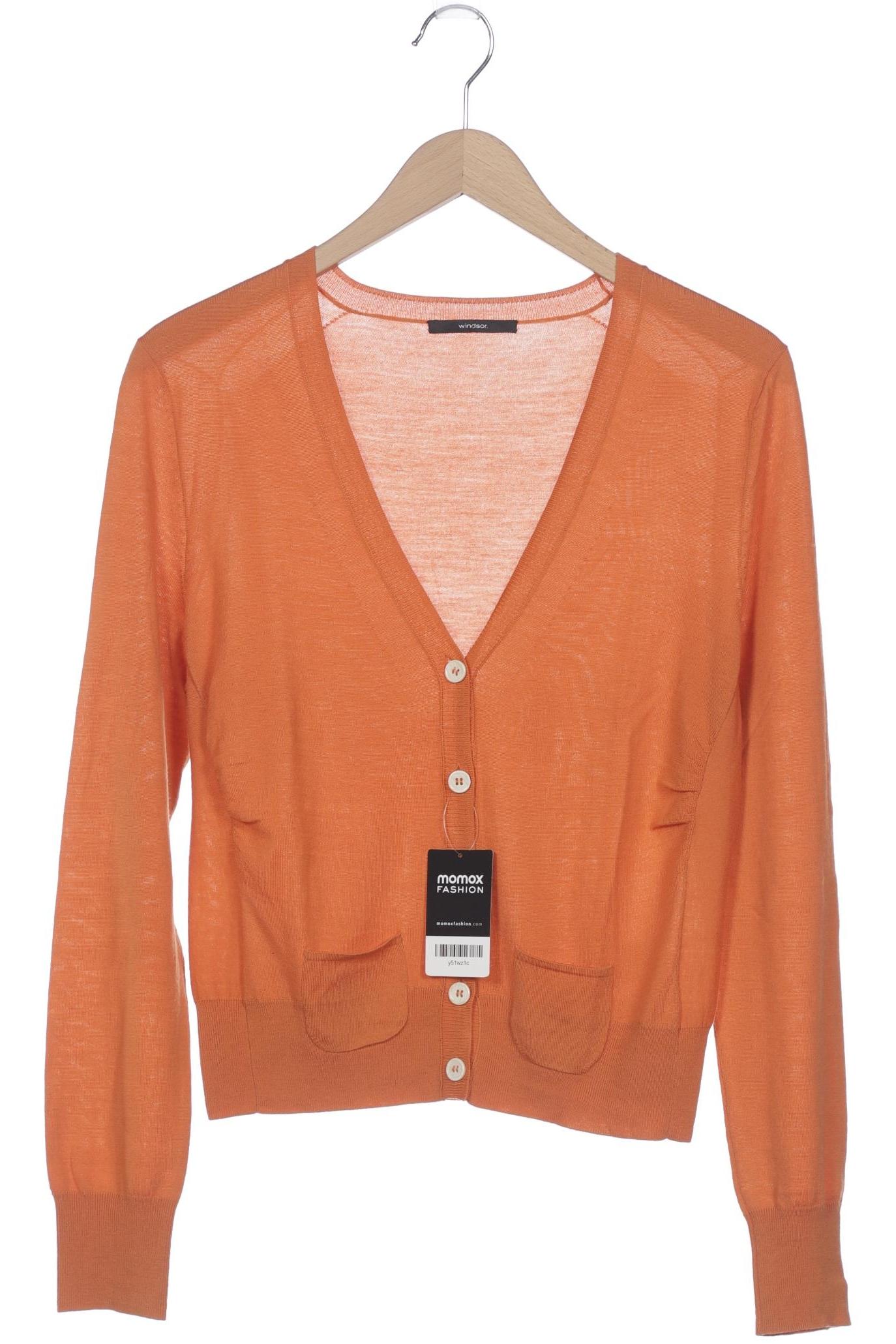 

windsor. Damen Strickjacke, orange, Gr. 40