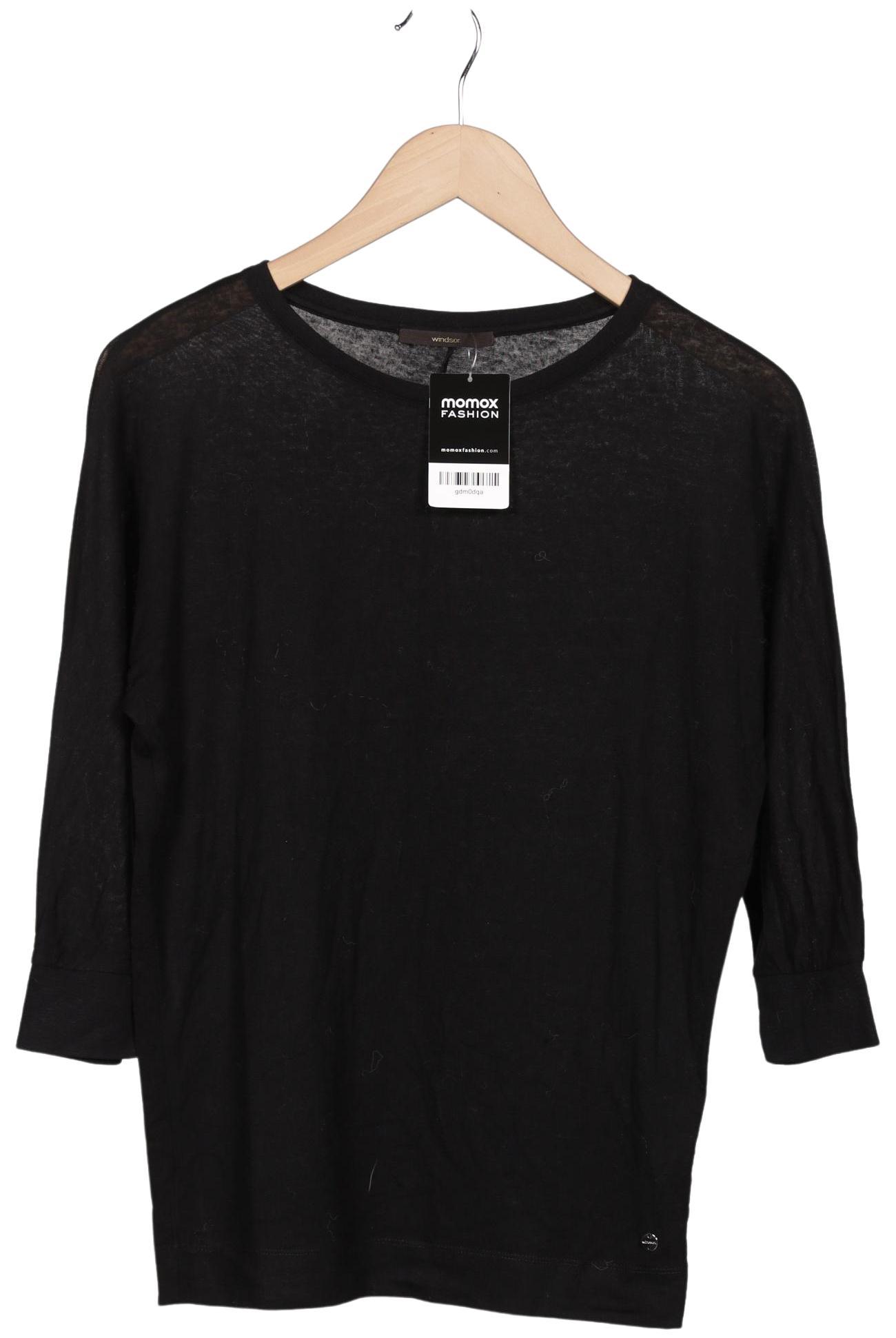 

windsor. Damen Sweatshirt, schwarz, Gr. 34