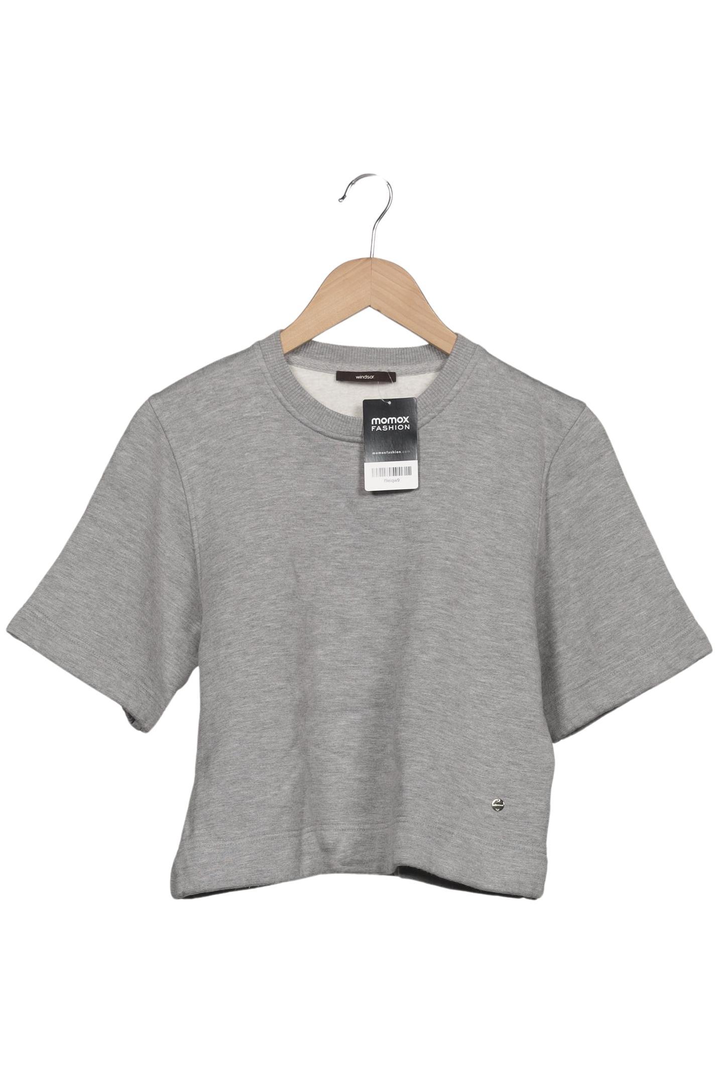 

windsor. Damen Sweatshirt, grau, Gr. 36