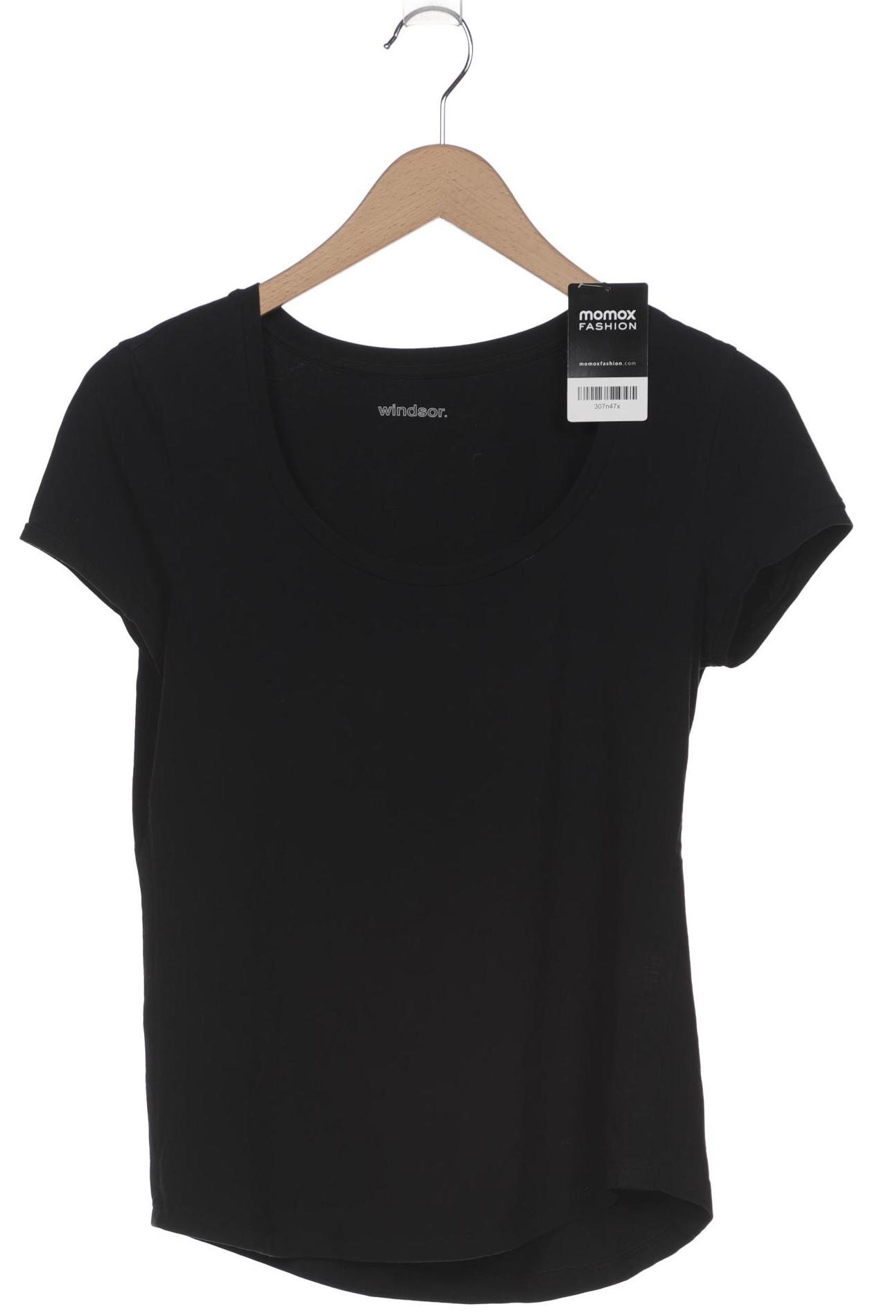 

windsor. Damen T-Shirt, schwarz, Gr. 40