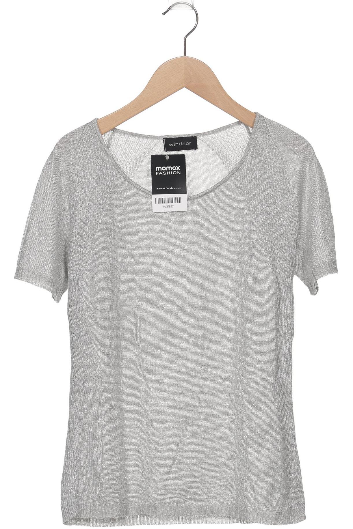 

windsor. Damen T-Shirt, silber, Gr. 36