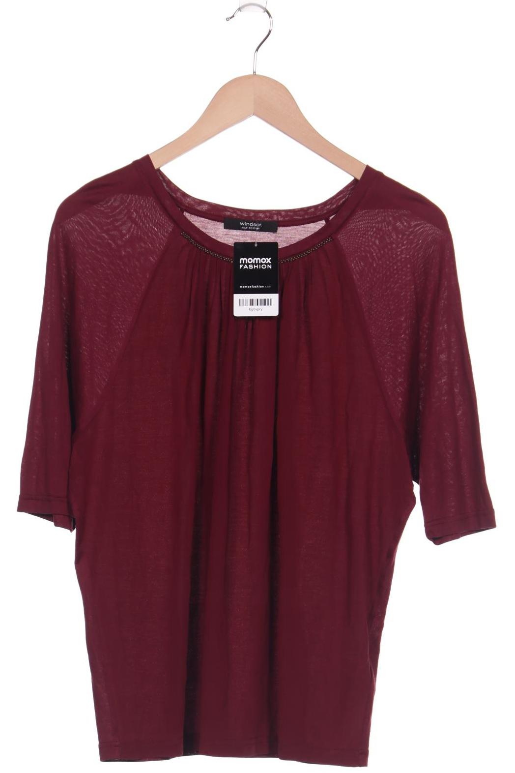 

windsor. Damen T-Shirt, bordeaux, Gr. 36