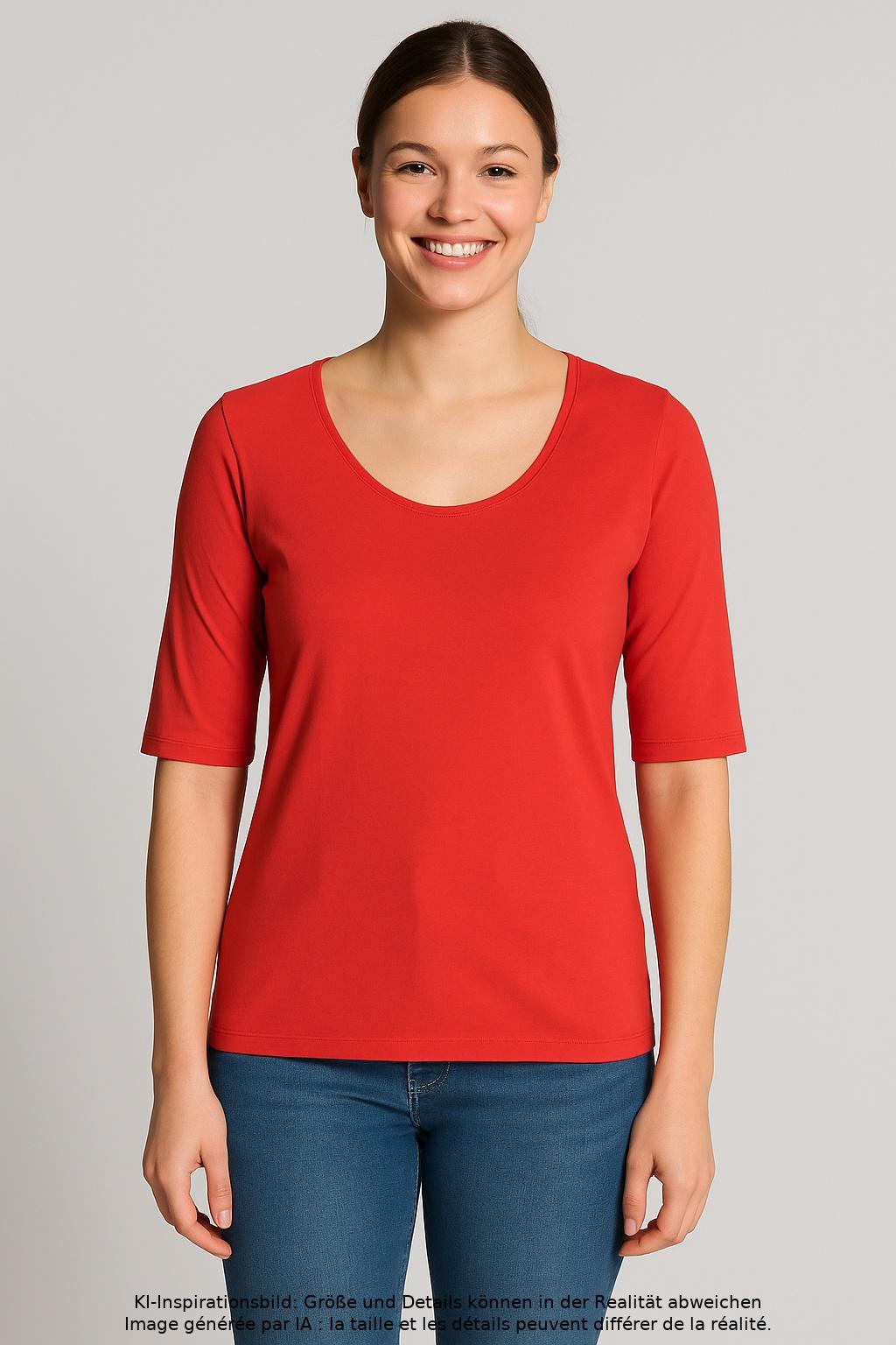 

windsor. Damen T-Shirt, rot, Gr. 34