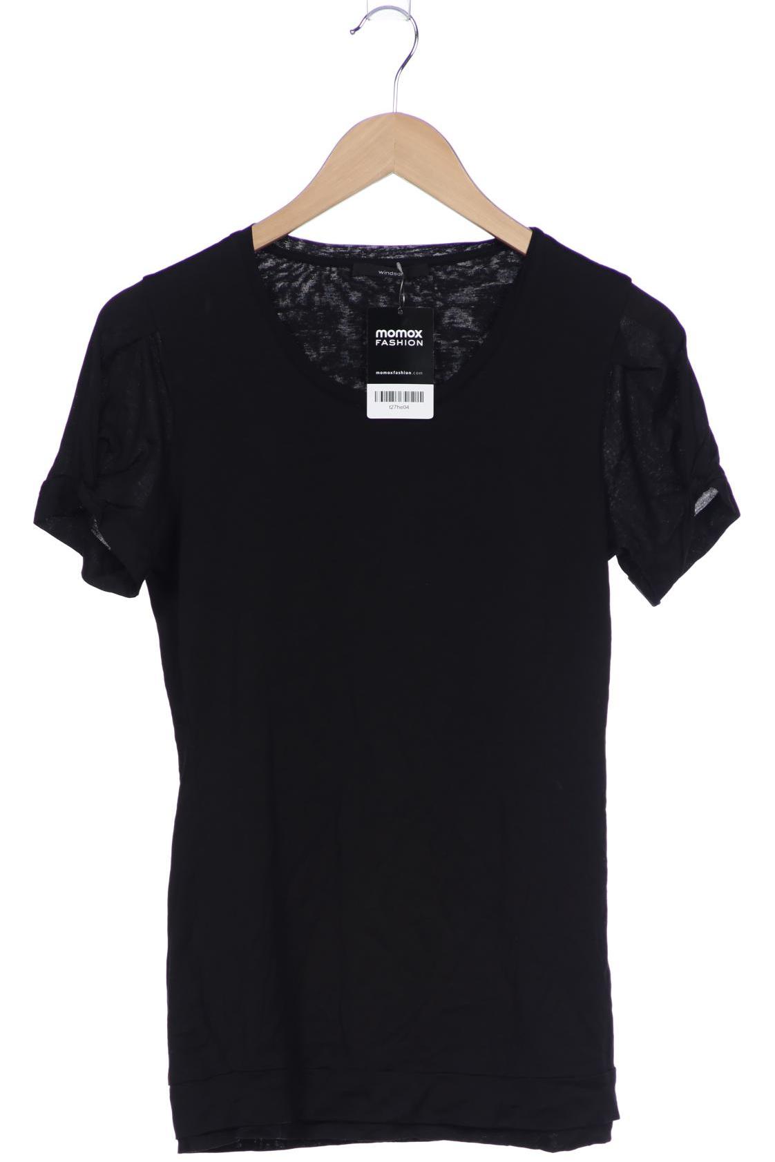 

windsor. Damen T-Shirt, schwarz, Gr. 38