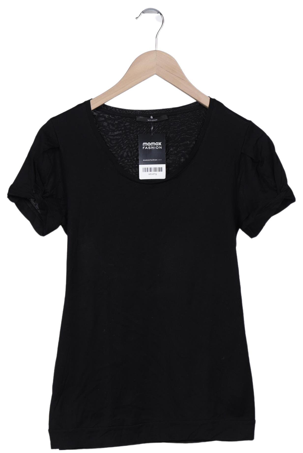 

windsor. Damen T-Shirt, schwarz, Gr. 36