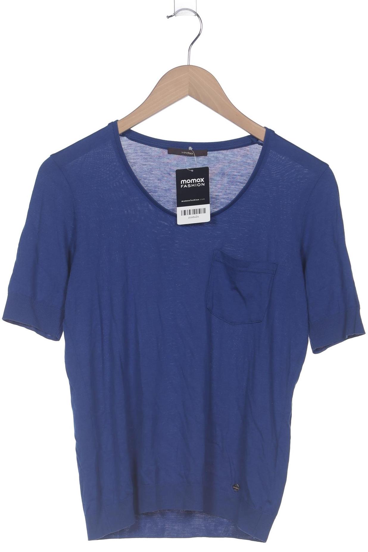 

windsor. Damen T-Shirt, blau, Gr. 36