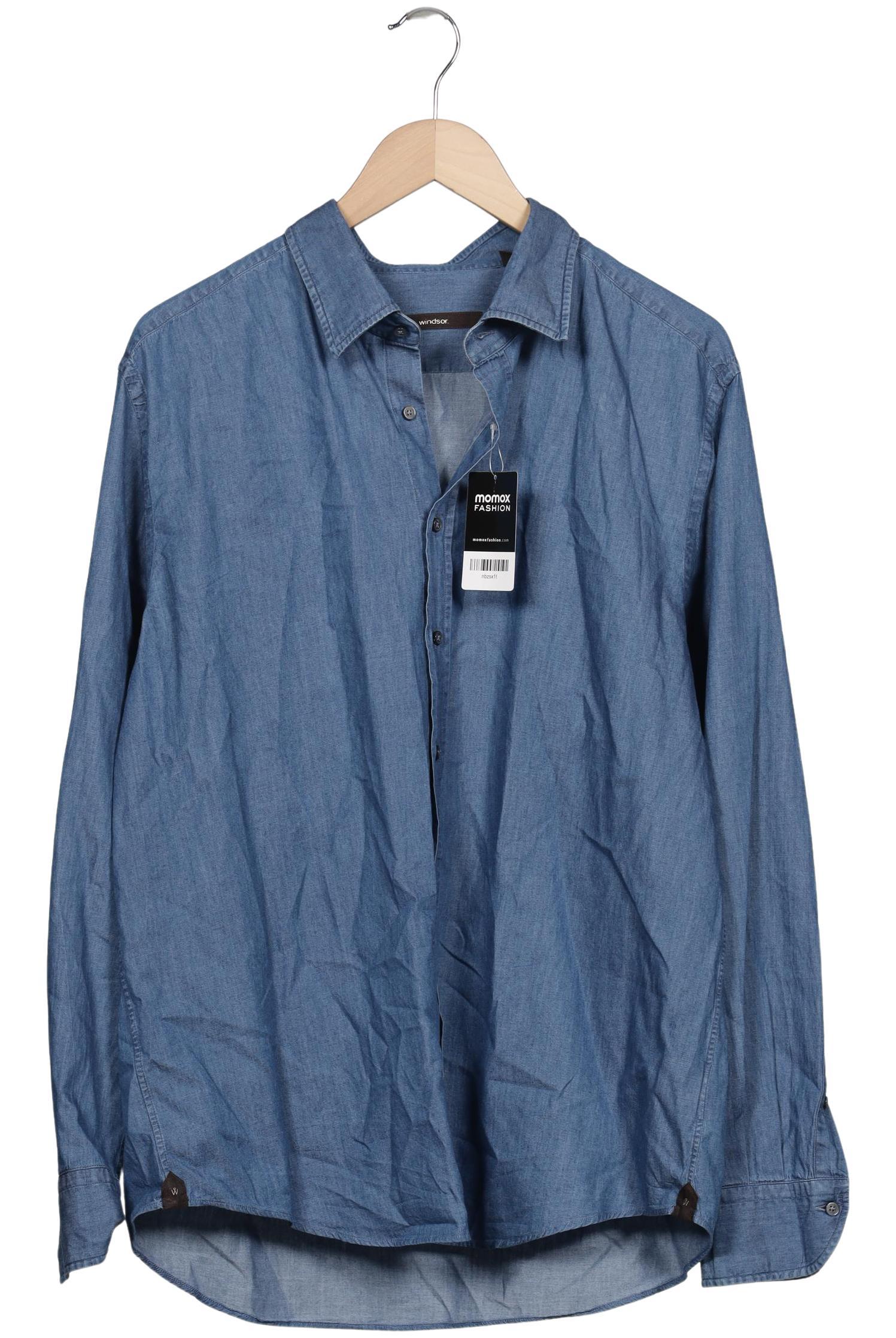 

windsor. Herren Hemd, blau, Gr. 56