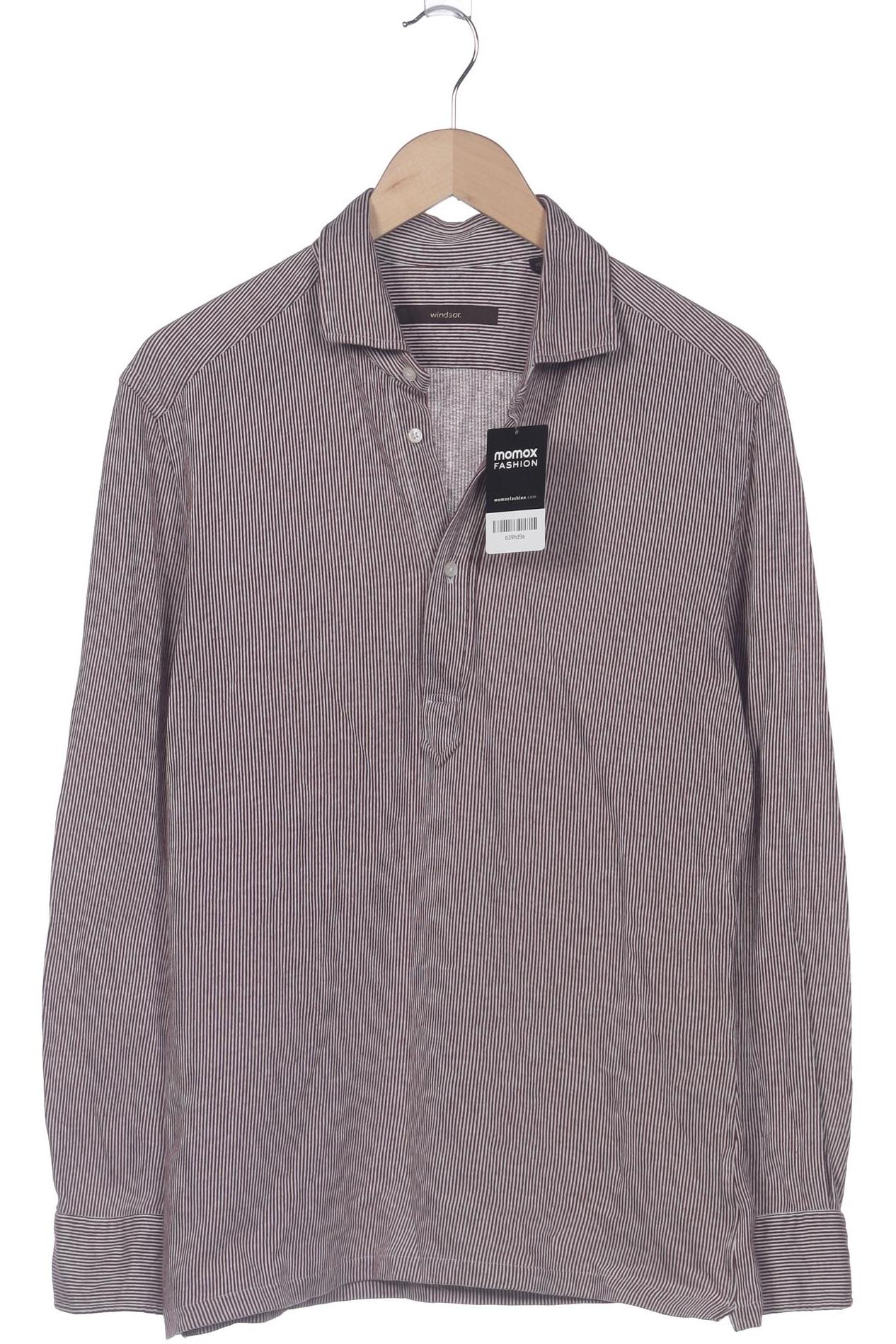 

windsor. Herren Poloshirt, bordeaux, Gr. 52