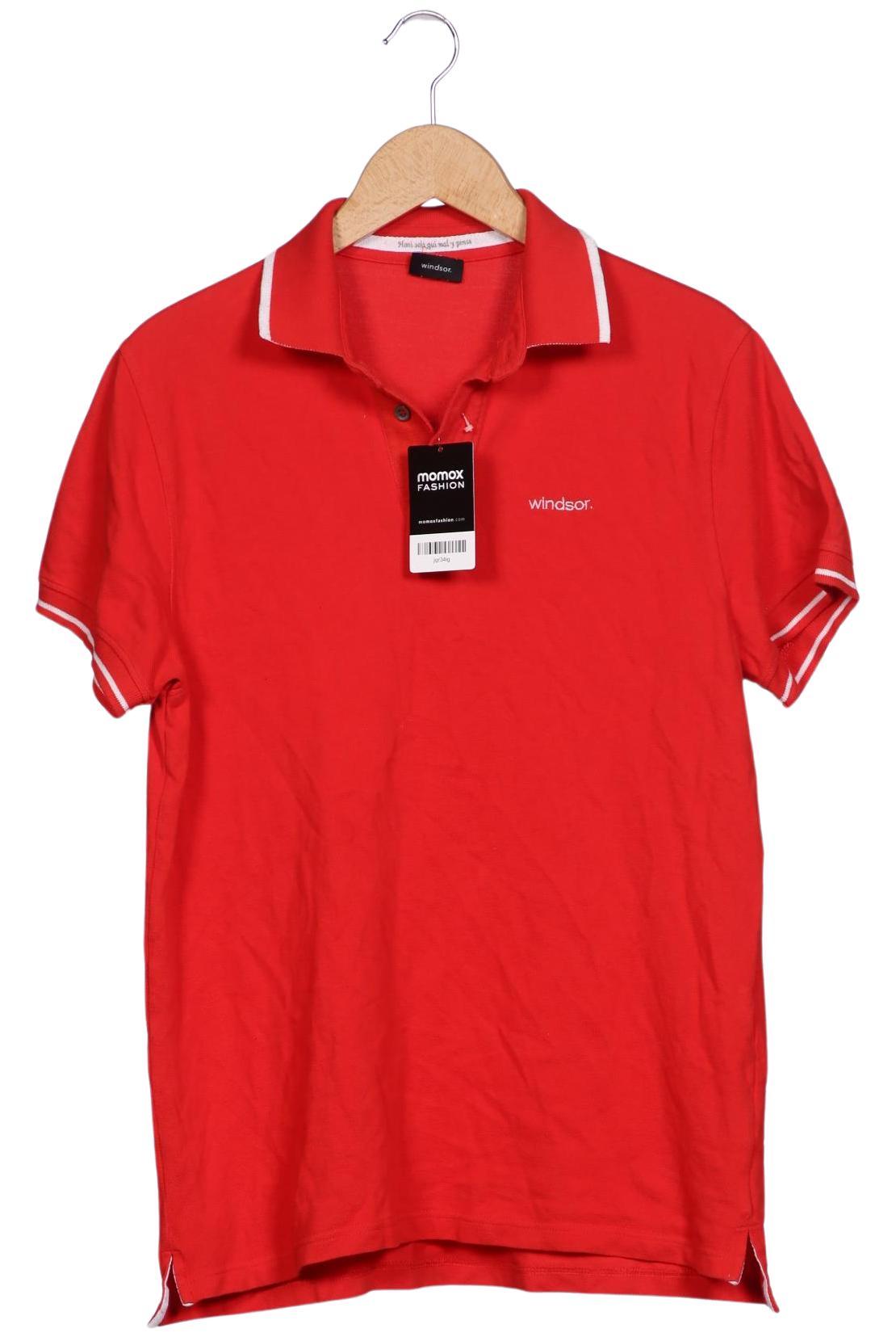 Thumbnail - windsor. Herren Poloshirt, rot, Gr. 44